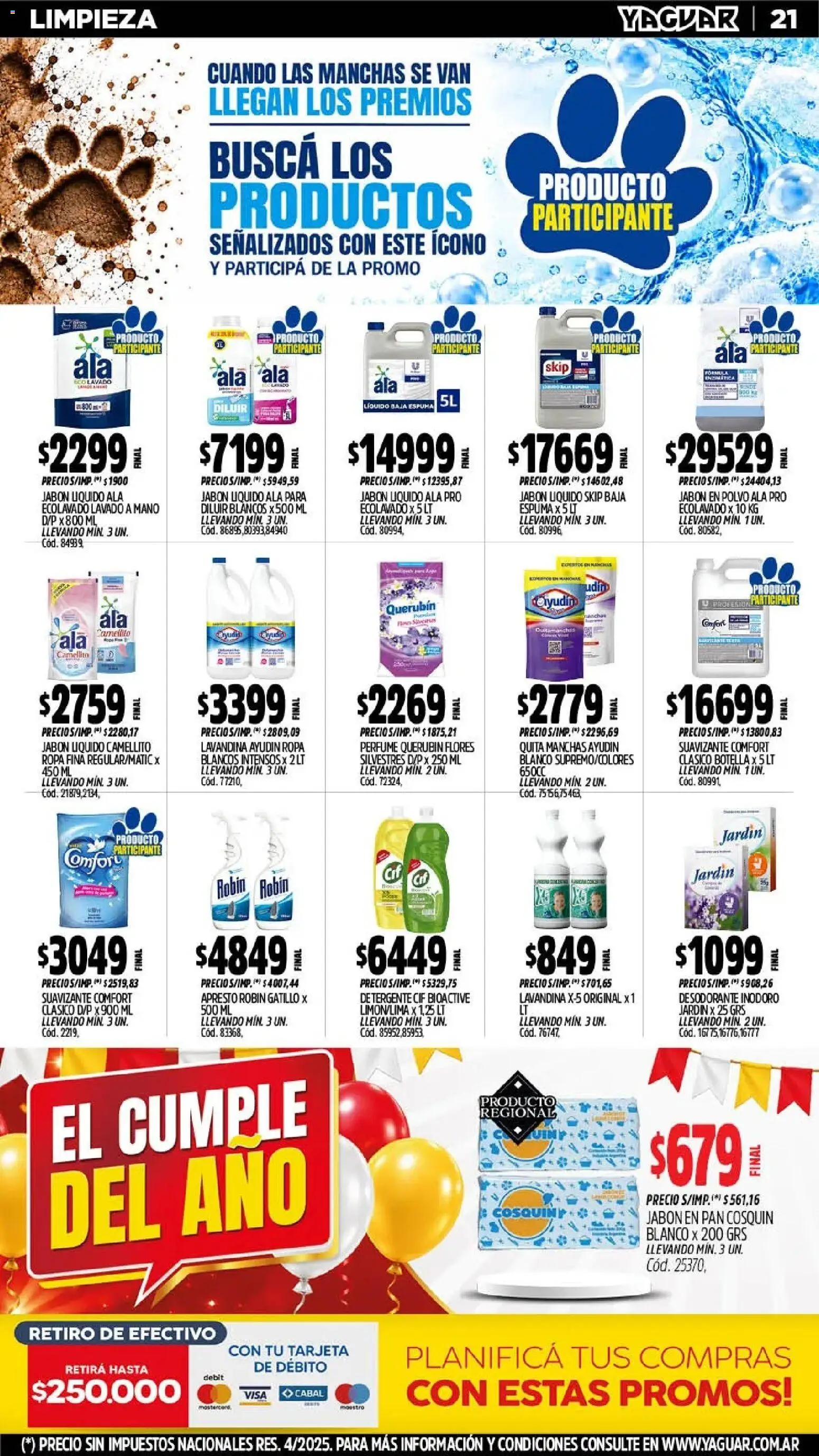 Yaguar - Oferta Semanal Córdoba │ válido desde el 05/10/2026 | Página: 20