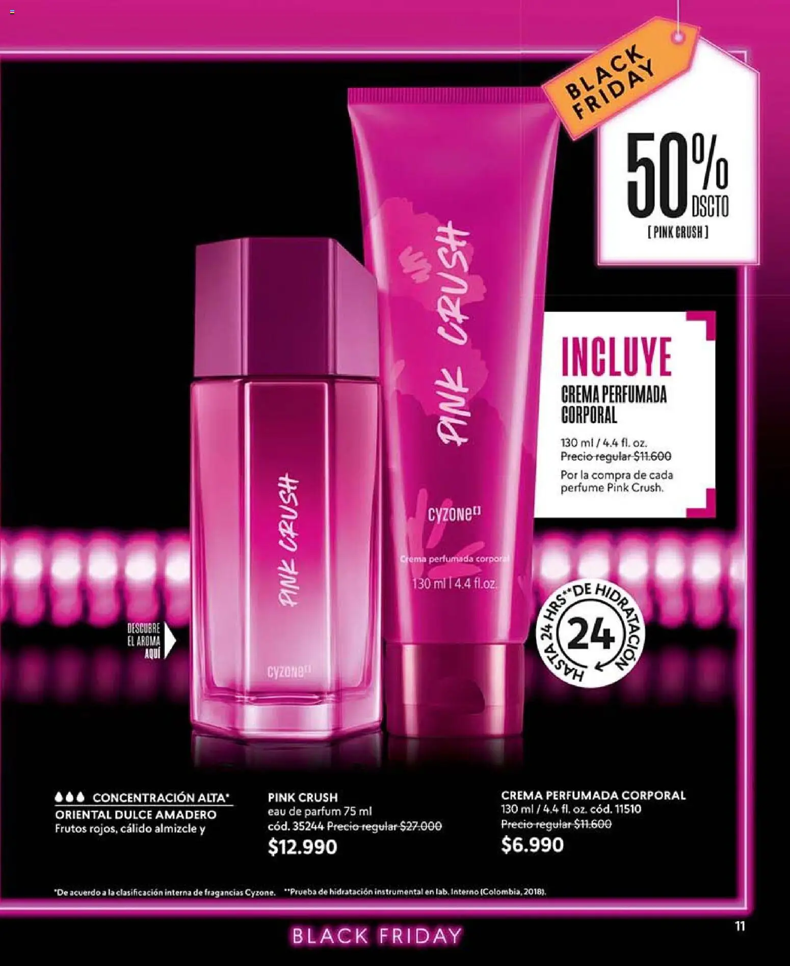 Catálogo CyZone Campaña 16 │ válido desde el 28.09.2026 | Página: 11 | Productos: Perfume, Crema