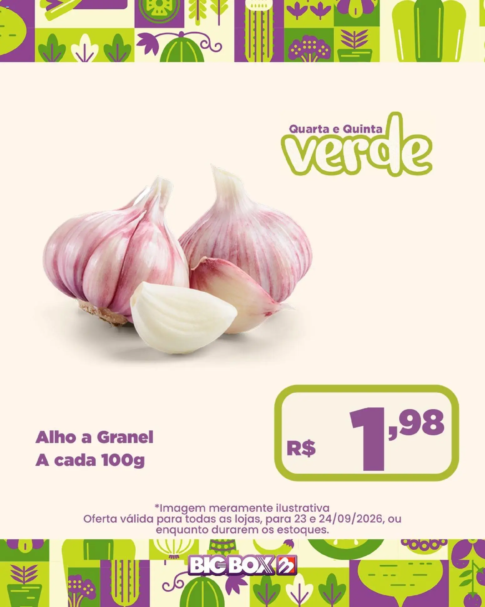 Big Box Folheto - válido de 23/09/2026 | Página: 12 | Produtos: Alho
