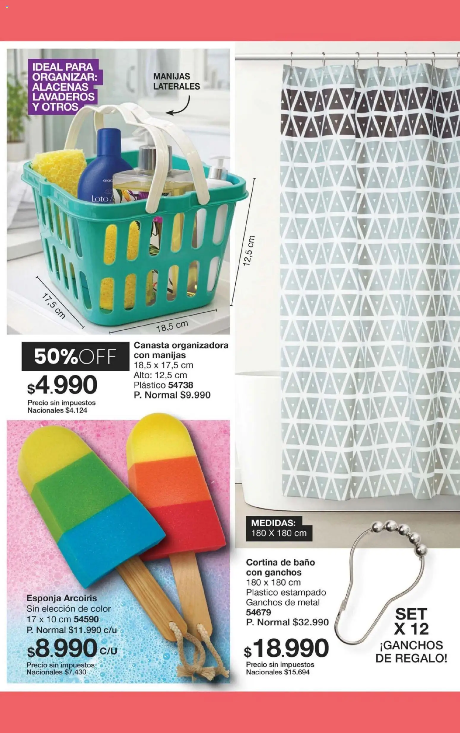 Gigot - CAMPAÑA 12 │ válido desde el 31/07/2026 | Página: 166 | Productos: Baño, Esponja, Canasta