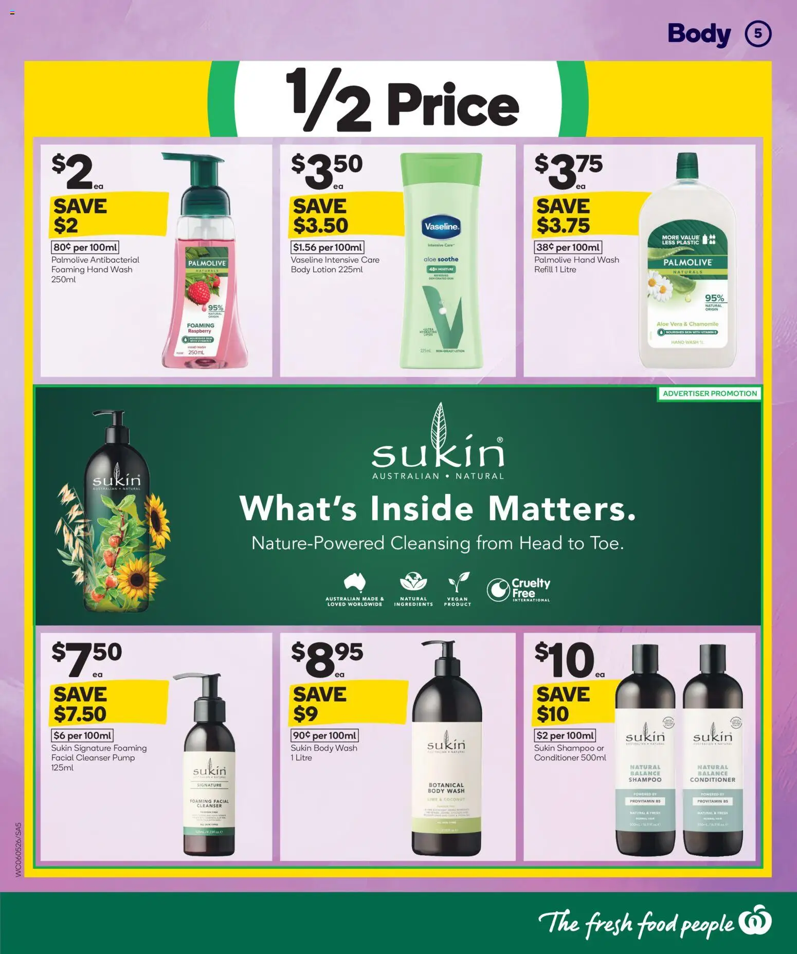Woolworths catalogue - valid from 06.05.2026 | Page: 5 | Products: Conditioner, Raspberry, Vitamin, Vaseline