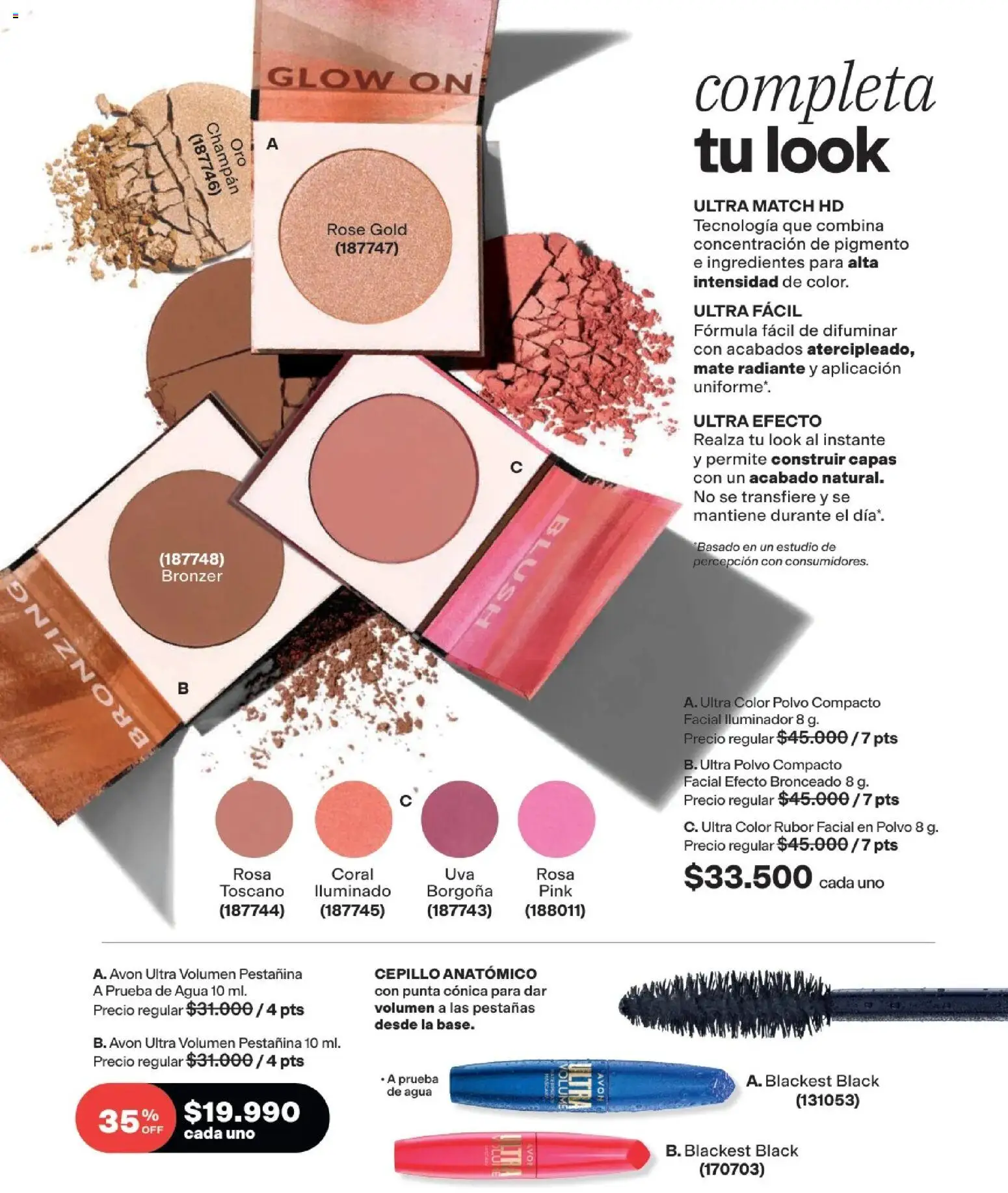 Avon revista - valida desde el 15/07/2026 | Página: 30 | Productos: Agua, Iluminador, Rubor, Cepillo