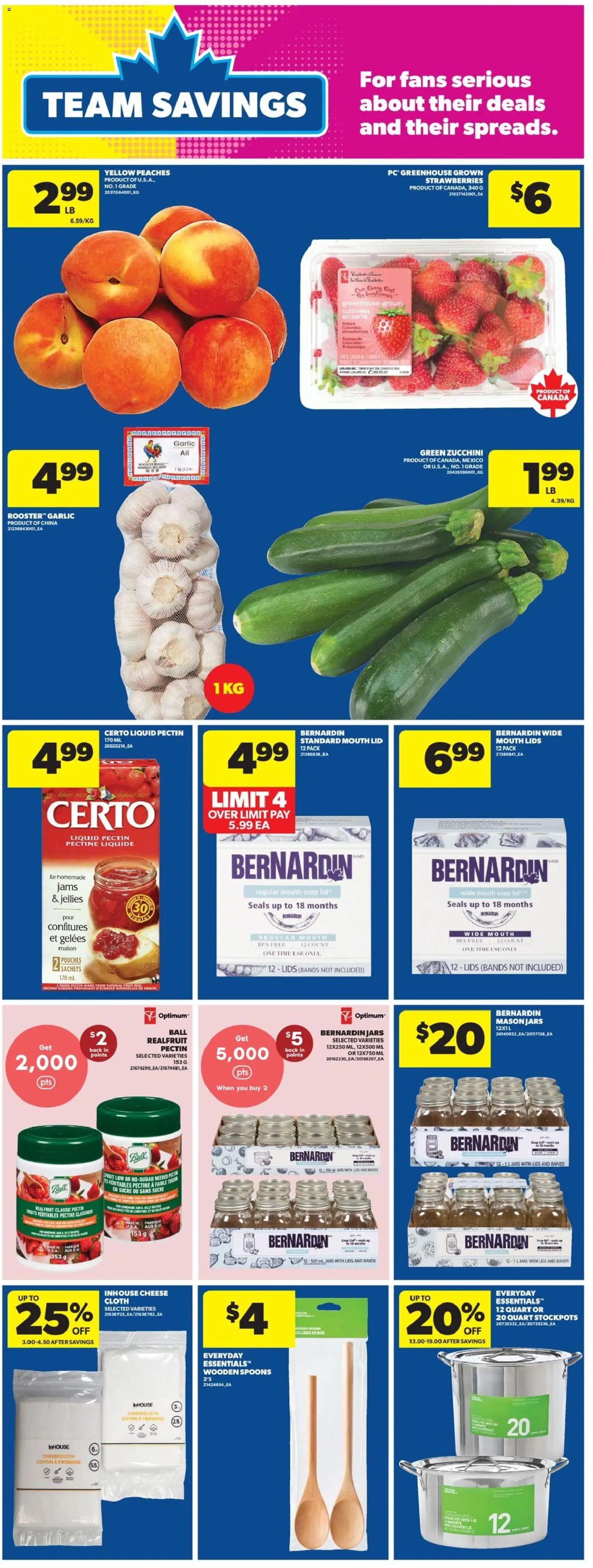 Real Canadian Superstore flyer valid from 11.06.2026 | Page: 18 | Products: Strawberries, Cheese