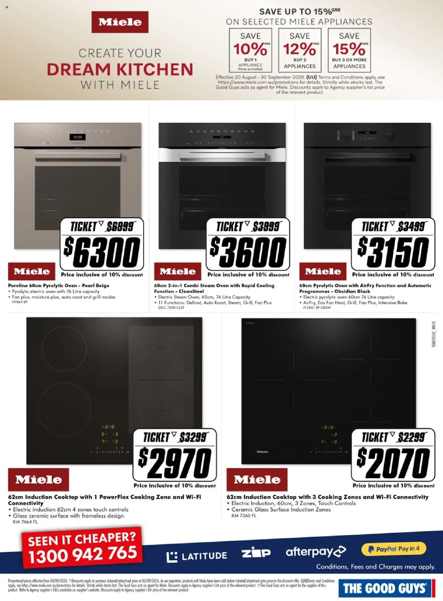 The Good Guys catalogue - valid from 03/09/2026 | Page: 3 | Products: Appliance, Roast, Oven, Fan