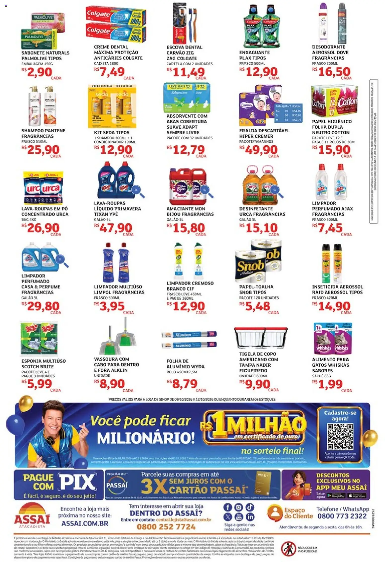 Assaí Atacadista Folheto - válido de 09/10/2026 | Página: 4