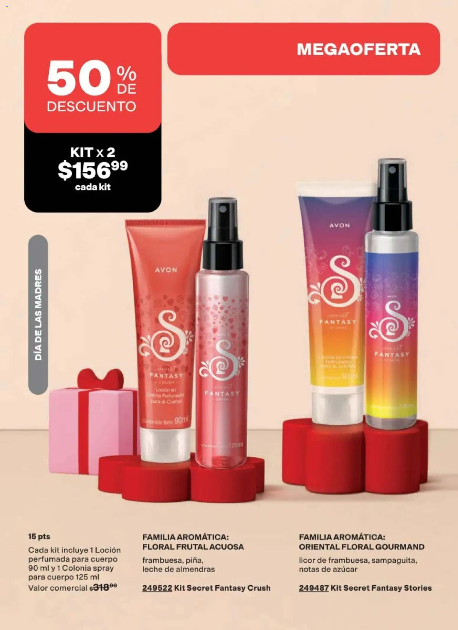 Nuevas ofertas de AVON válidas en toda la República Mexicana desde el 02.04.2026. ¡Encuentra las mejores ofertas en AVON campaña 6 2026! | Página: 40 | Productos: Almendras, Azúcar, Crema, Leche