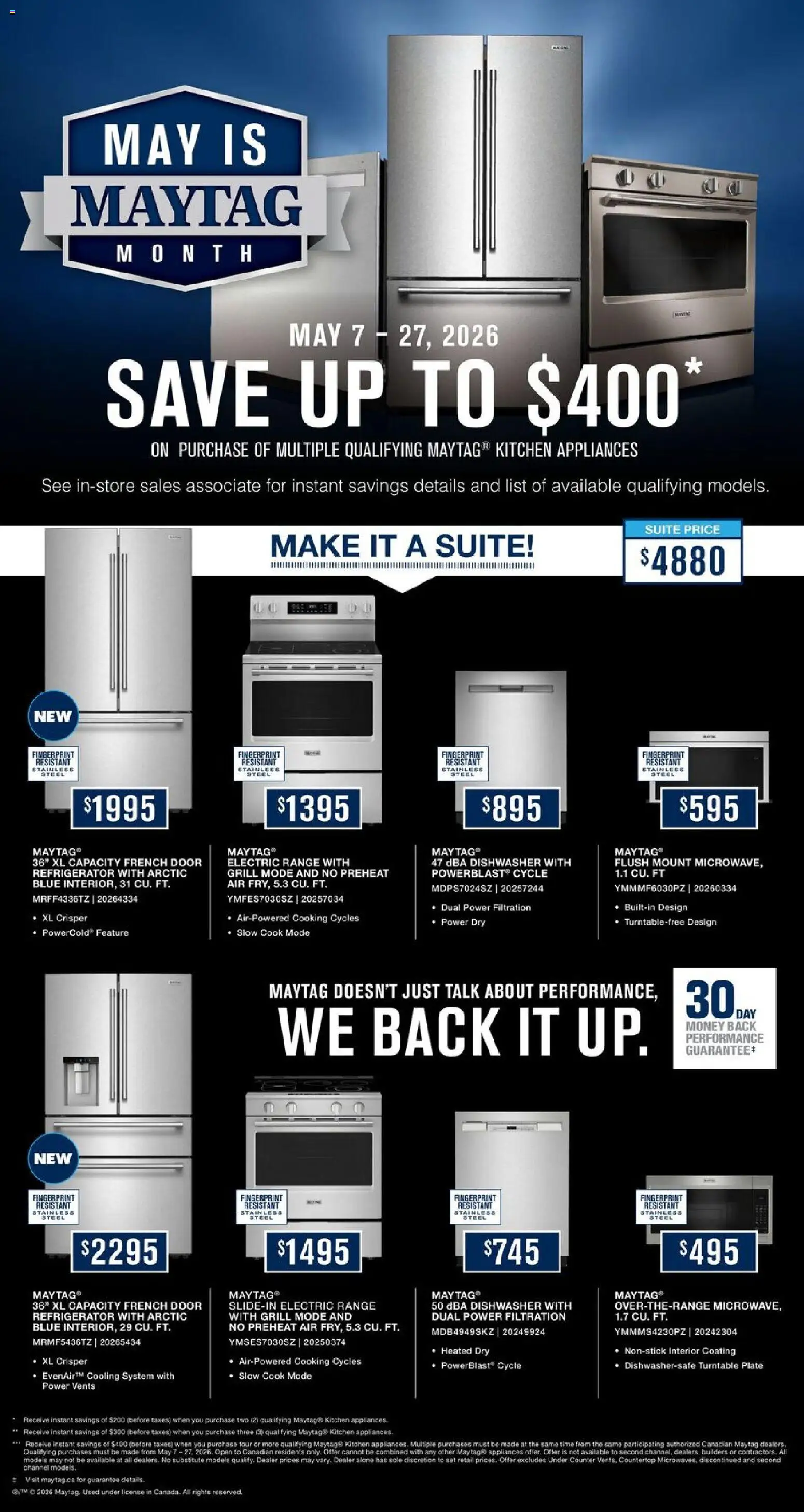 Leon's flyer valid from 07.05.2026 | Page: 1 | Products: Refrigerator, Dishwasher, Grill