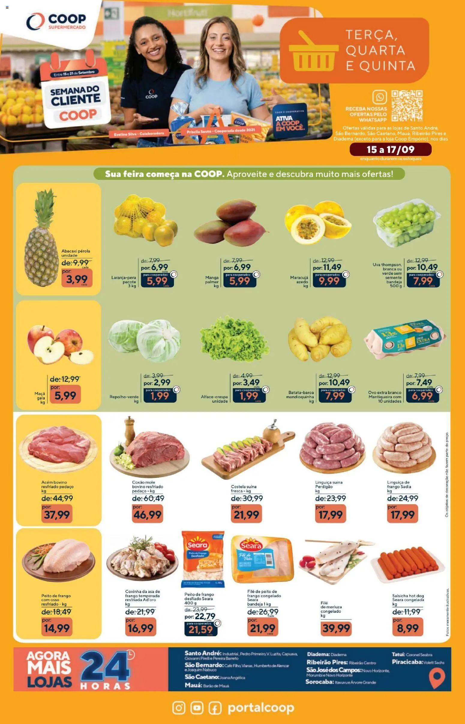 Coop Folheto - válido de 15/09/2026 | Página: 1 | Produtos: Maracujá, Acém, Café, Manga