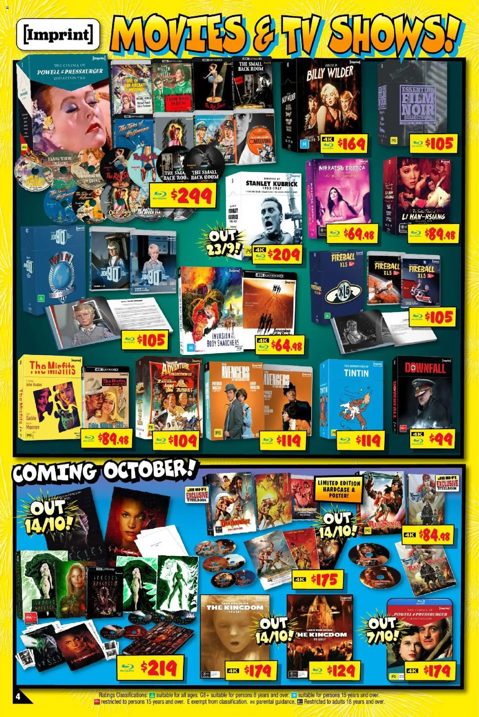 JB Hi-Fi catalogue - valid from 17/09/2026 | Page: 4 | Products: Tv