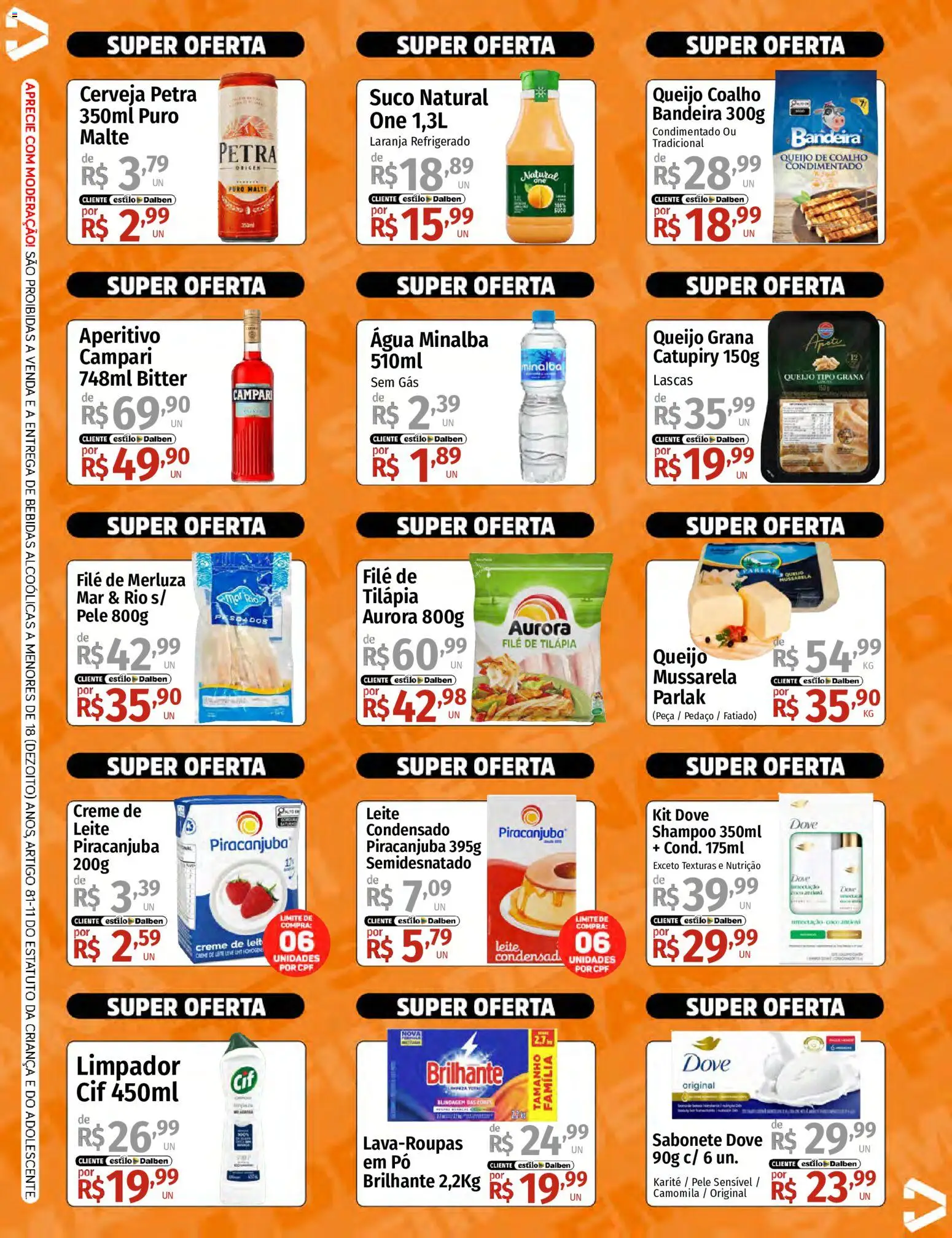 Supermercado Dalben Folheto - válido de 29.05.2026 | Página: 2 | Produtos: Pó, Leite, Suco, Campari