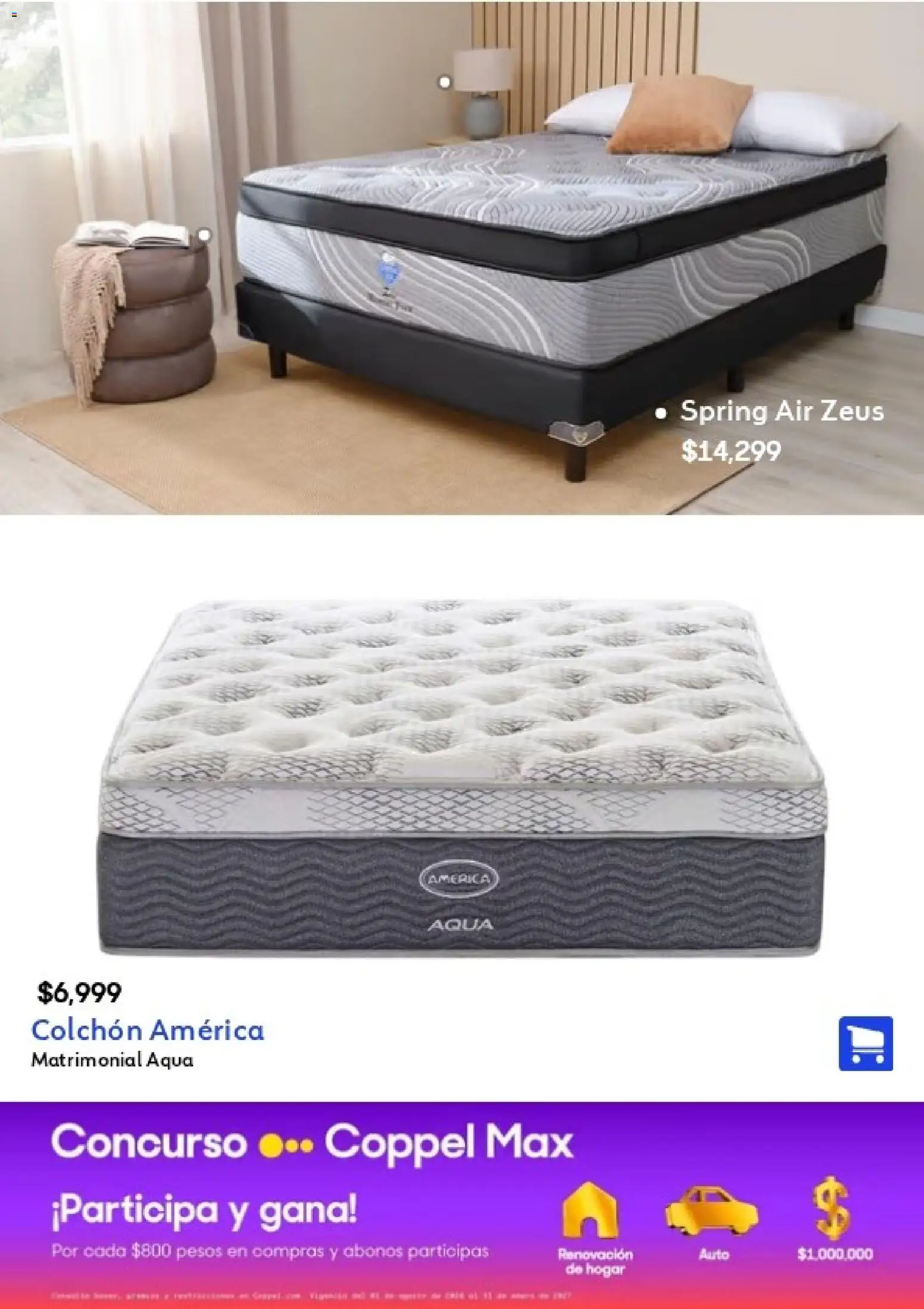 Nuevas ofertas de Coppel válidas en toda la República Mexicana desde el 01/09/2026. ¡Encuentra las mejores ofertas en Coppel catálogo! | Página: 34 | Productos: Colchón