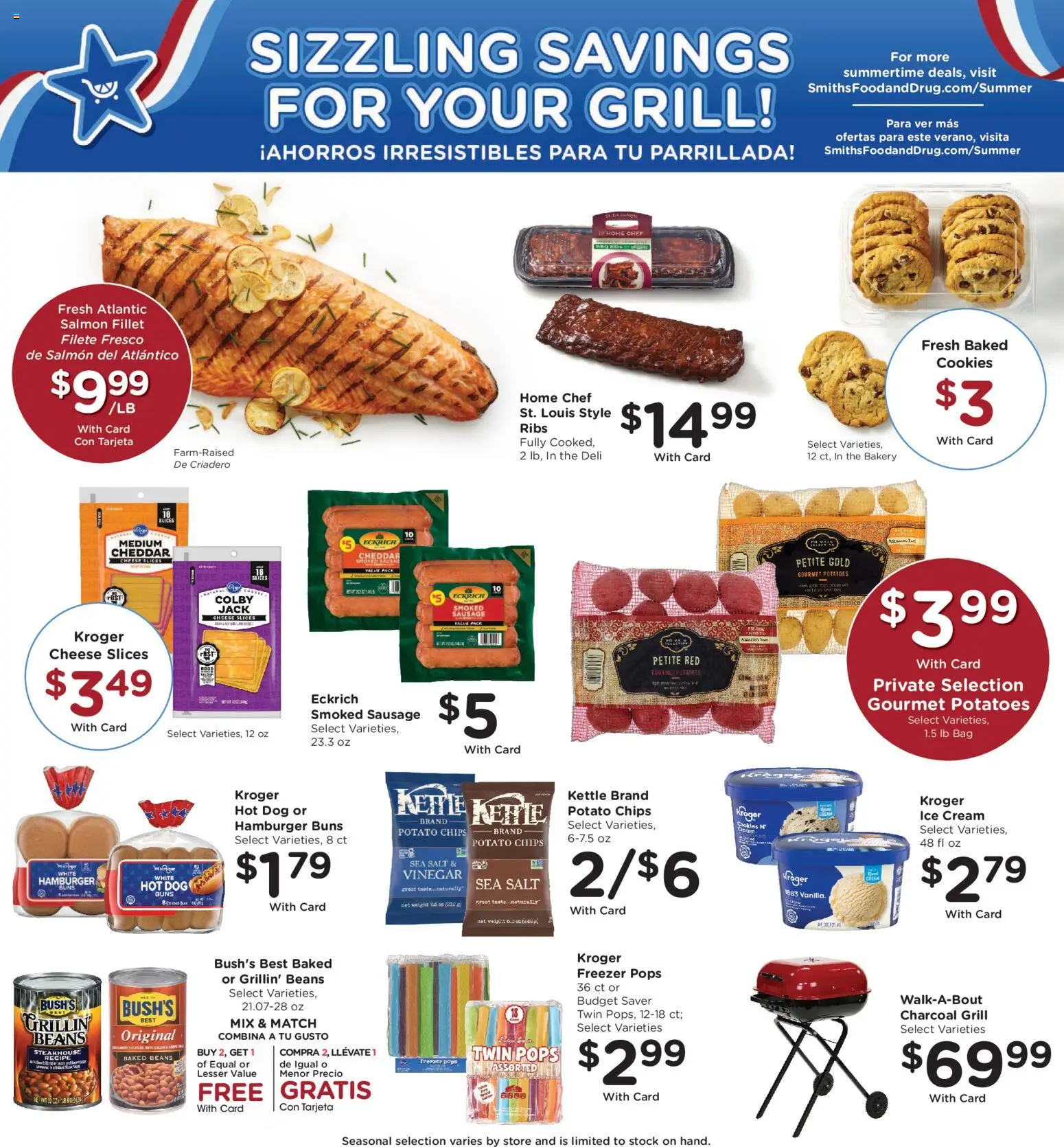 Smith's Weekly Ad - valid from 08/19/2026 | Page: 9 | Products: Cheese, Potatoes, Kettle, Vanilla