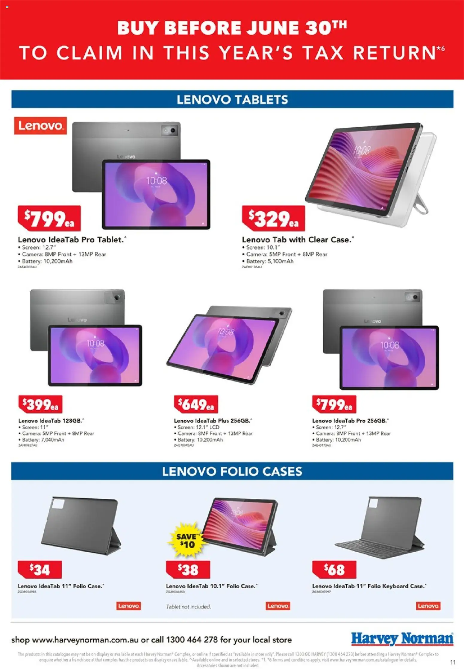 Harvey Norman catalogue - valid from 05.06.2026 | Page: 11 | Products: Accessories, Keyboard, Camera, Screen
