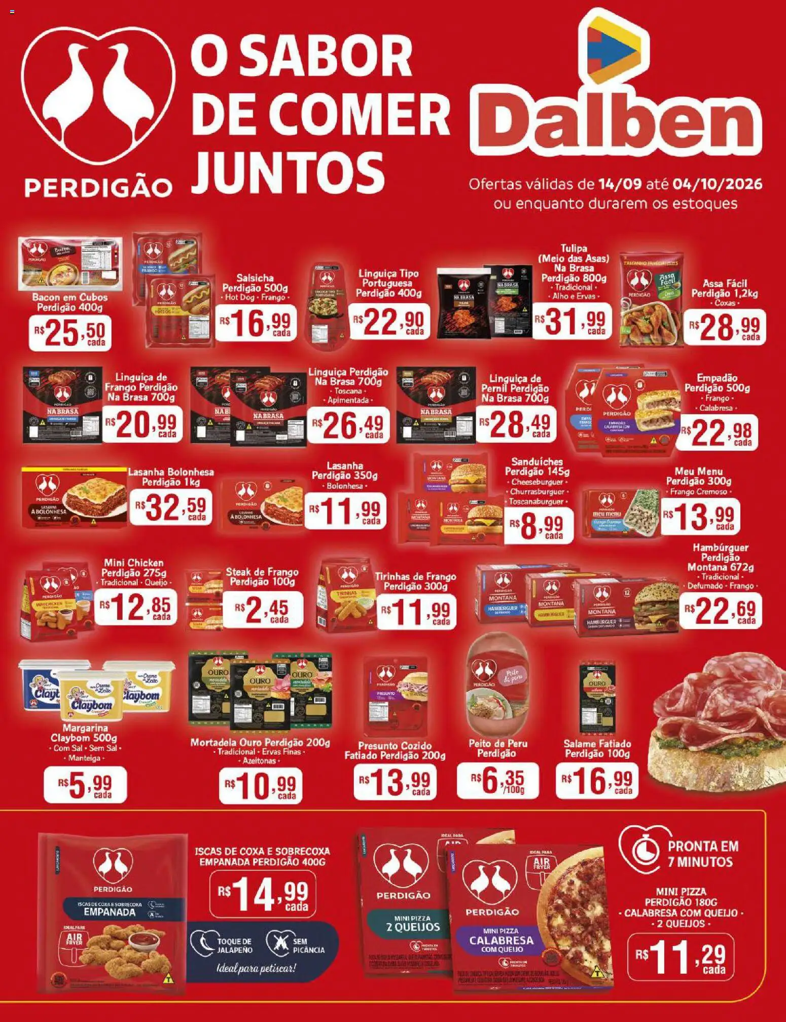 Supermercado Dalben Folheto - válido de 21/09/2026 | Página: 21 | Produtos: Azeitonas, Steak, Linguiça, Frango