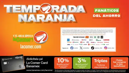 Vista previa de La Comer folleto, nuevo folleto de la tienda, válido en México a partir del 08/07/2026 | Página: 20 | Productos: Monedero, Banco, Té, Satélite