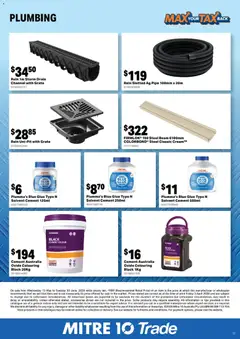 Preview of Mitre 10 Max Your Tax Back - valid from 13.05.2026 | Page: 27 | Products: Grate, Accessories, Glue