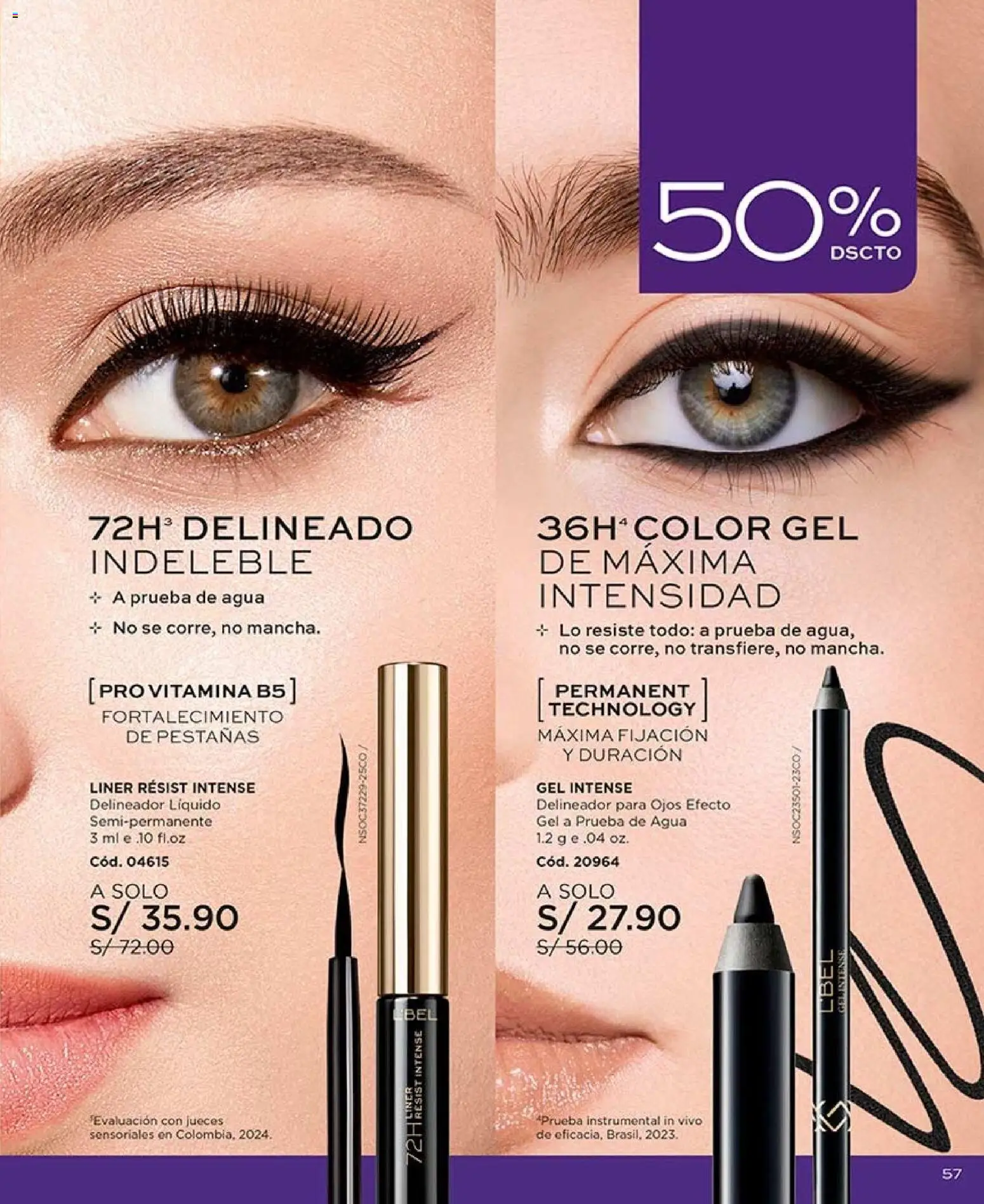Catálogo L'Bel válido desde 02/08/2026 | Página: 57 | Productos: Delineador