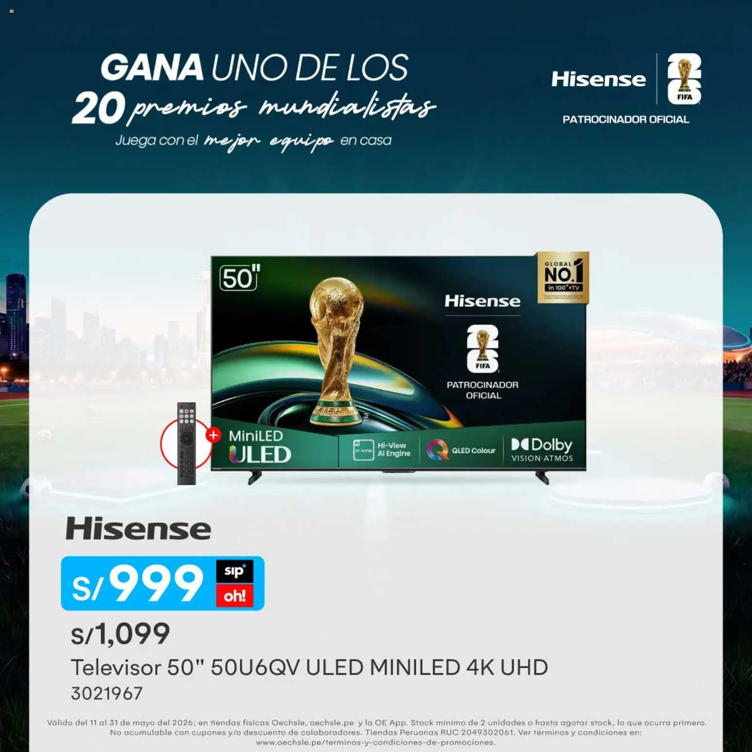 Catálogo Oechsle válido desde 06.04.2026 | Página: 4 | Productos: Televisor