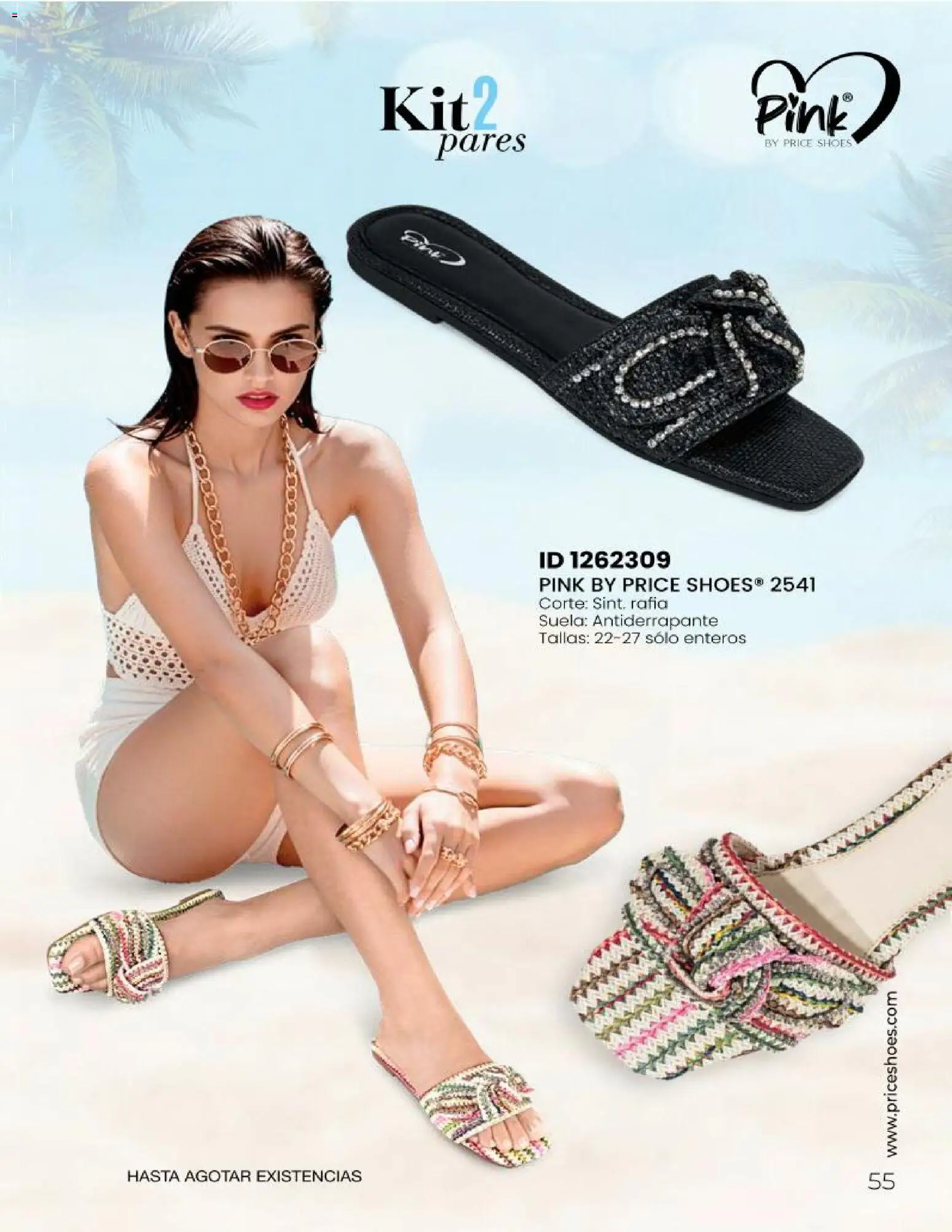 Nuevas ofertas de Price Shoes válidas en toda la República Mexicana desde el 23.04.2026. ¡Encuentra las mejores ofertas en Price Shoes catálogo Sandalias Kits! | Página: 55
