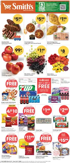 Preview of Smith's weekly ads valid from 10/21/2026