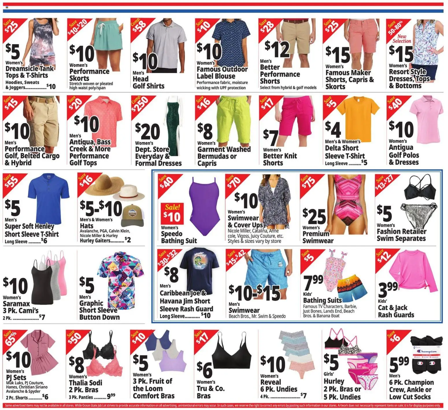 Ocean State Job Lot Weekly Ad - valid from 07/02/2026 | Page: 8 | Products: Blouse, Shorts, Panties, Tv