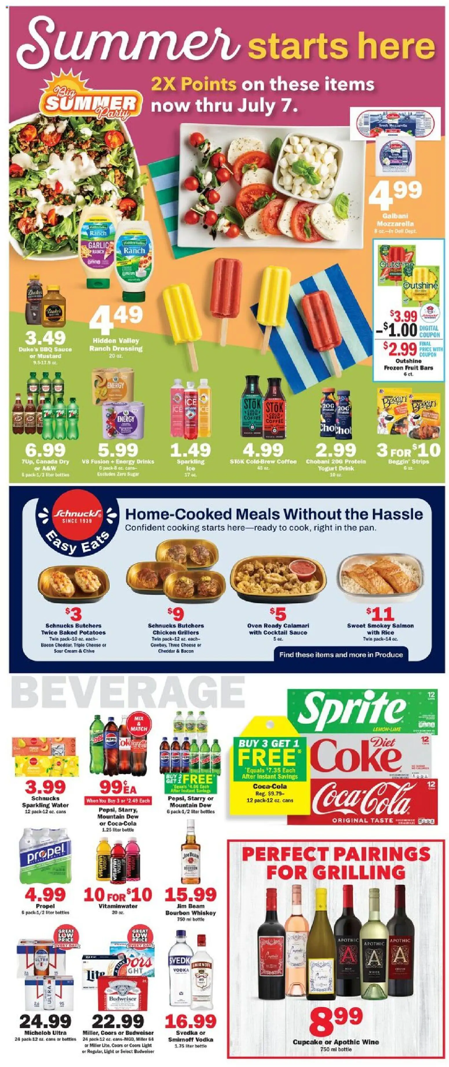 Schnucks Weekly Print Ad - IN - valid from 10.06.2026 | Page: 3 | Products: Fusion, Sour cream, Sauce, Sugar