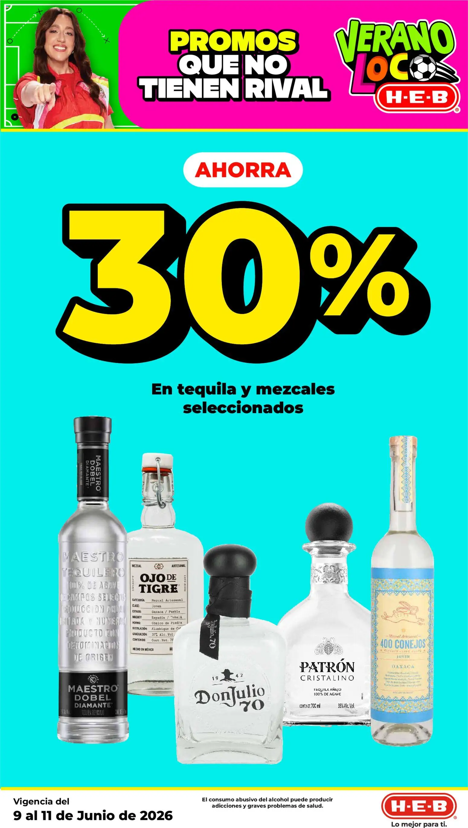 Nuevas ofertas de H-E-B válidas en toda la República Mexicana desde el 09.06.2026. ¡Encuentra las mejores ofertas en H-E-B folleto Ofertas! | Página: 2 | Productos: Tequila