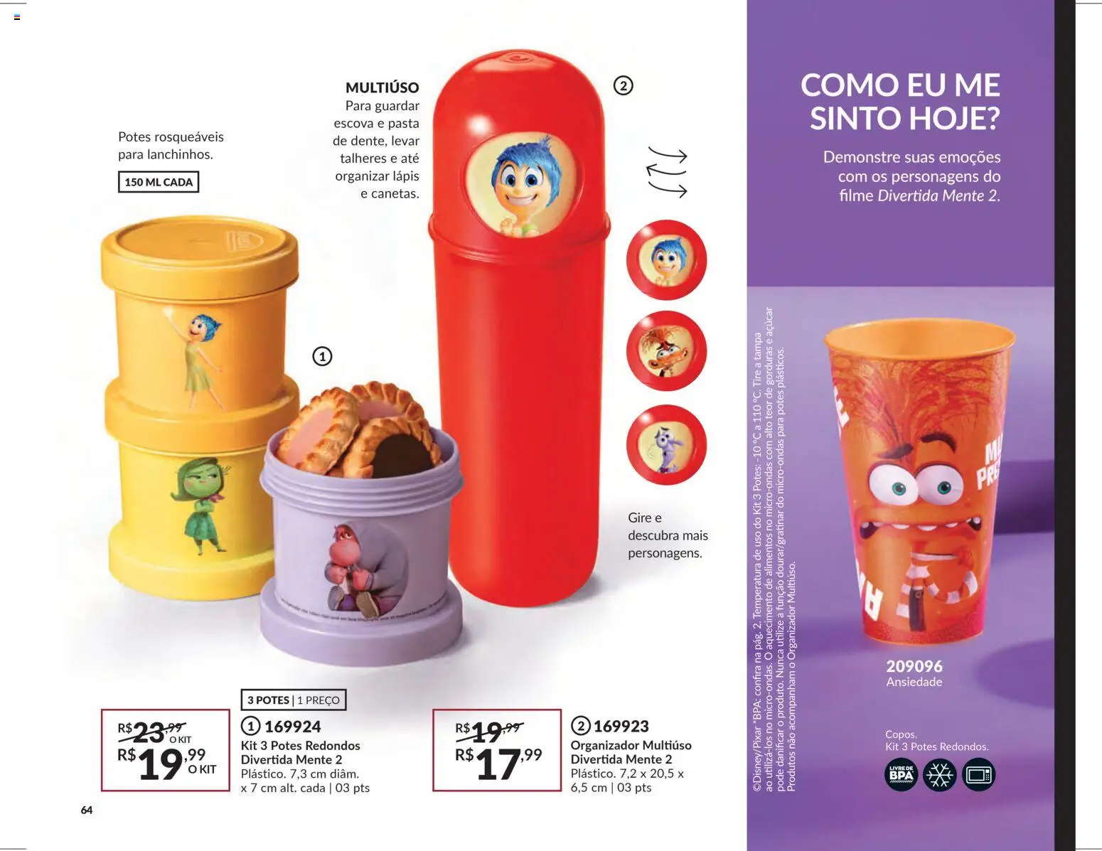 Avon Folheto - válido de 18.02.2026 | Página: 64 | Produtos: Talheres, Pasta, Microondas, Açúcar