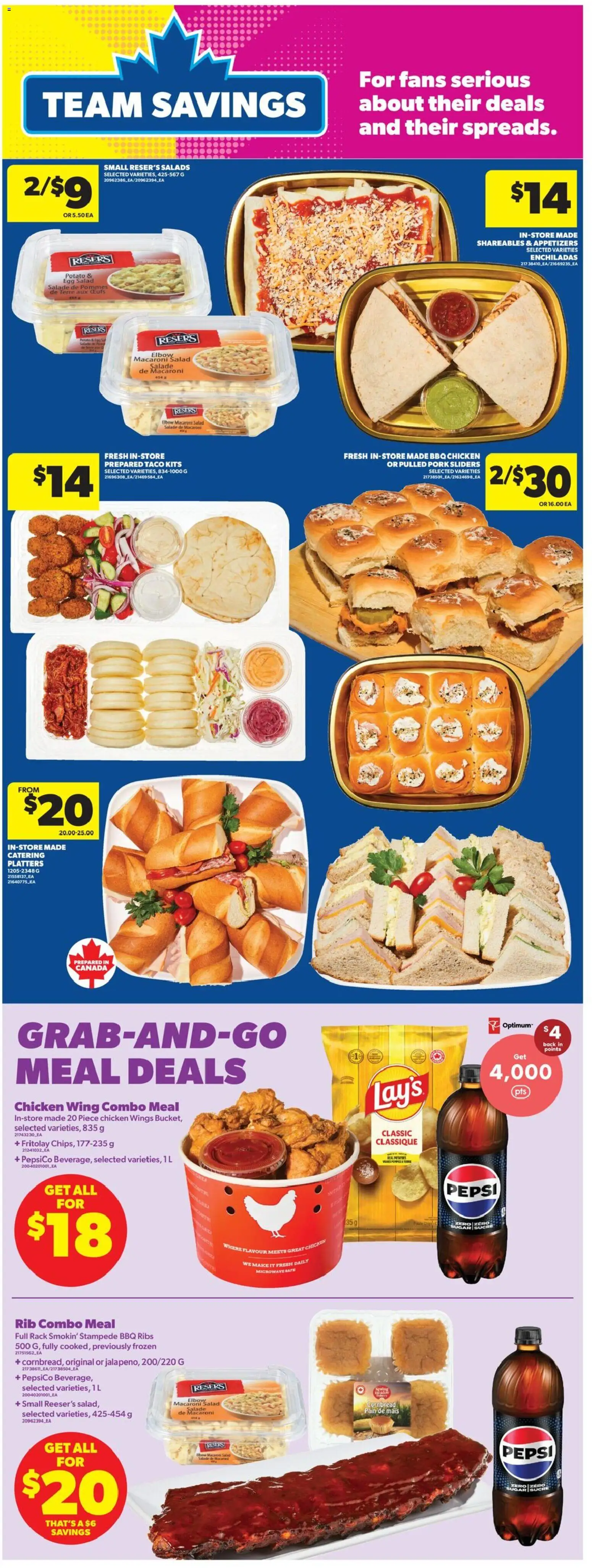 Real Canadian Superstore flyer valid from Jul 2, 2026 | Page: 16 | Products: Salad, Chicken wings, Chicken, Pork