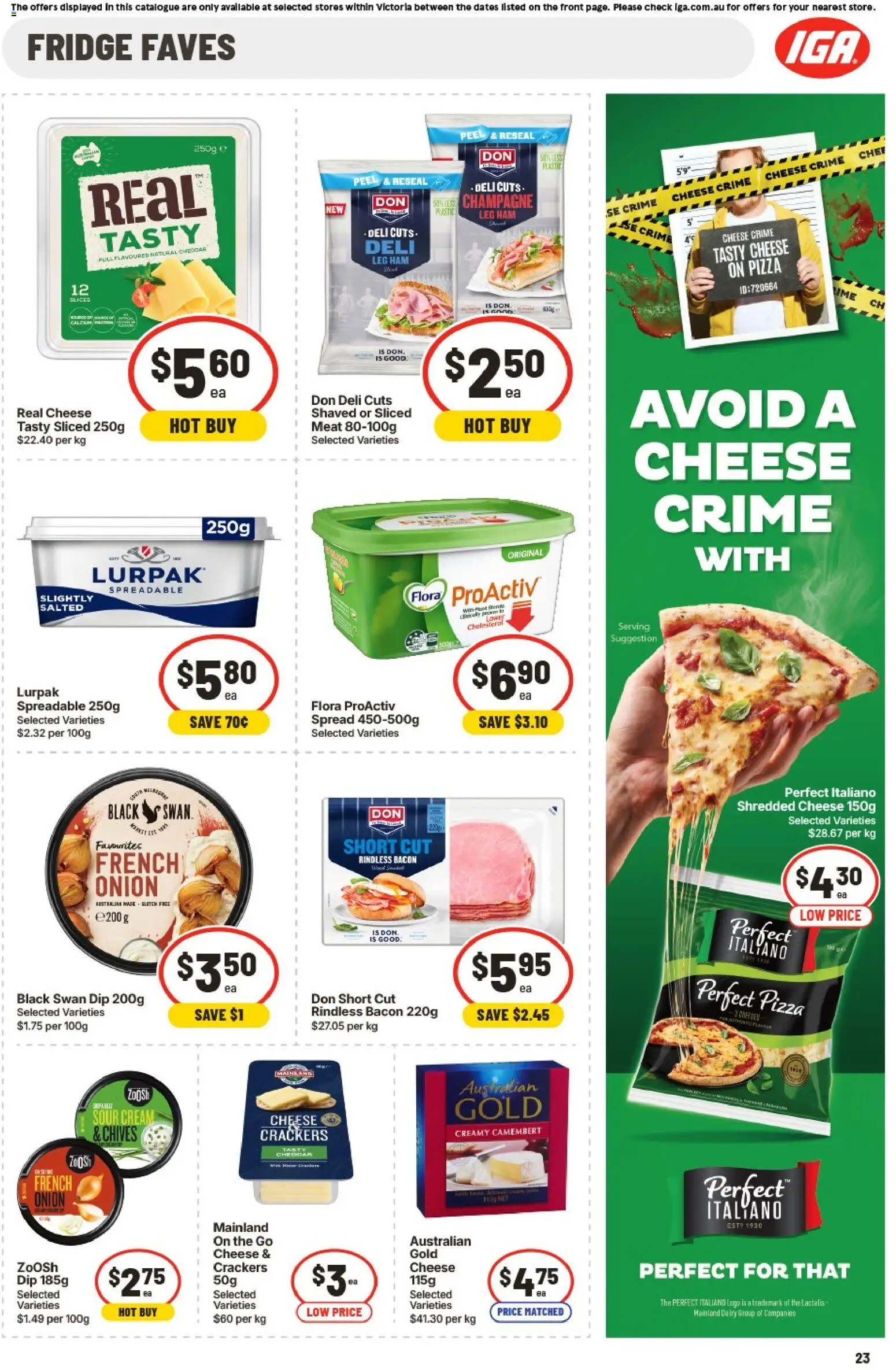 IGA catalogue - valid from 01/07/2026 | Page: 23 | Products: Dairy, Cheese, Peel, Sour cream