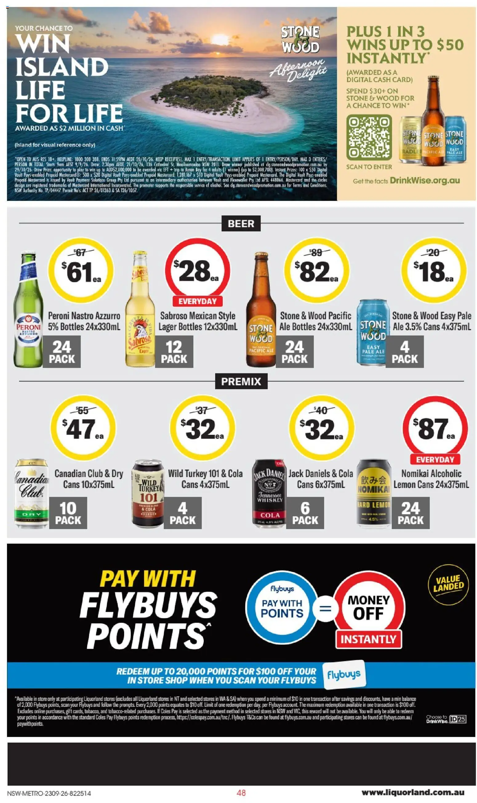 Liquorland catalogue - valid from 23/09/2026 | Page: 3 | Products: Beer, Whiskey, Wood, Lemon