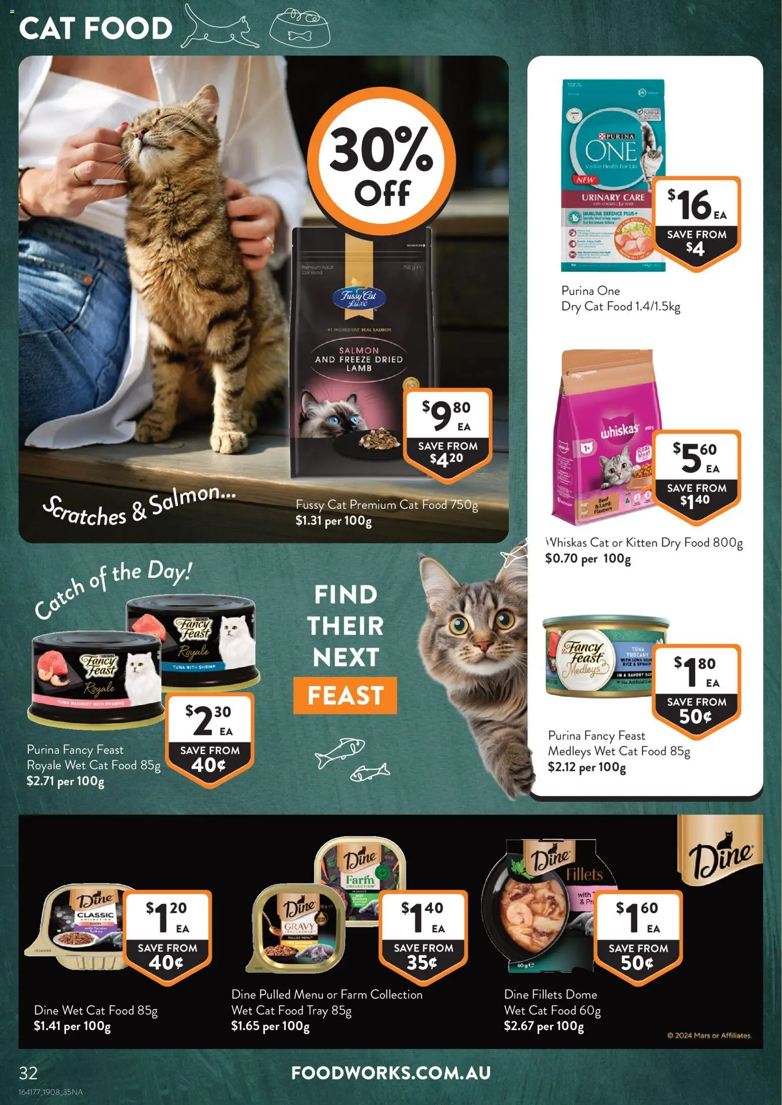 Foodworks catalogue - valid from 18/08/2026 | Page: 32 | Products: Lamb, Beef, Salmon, Tuna