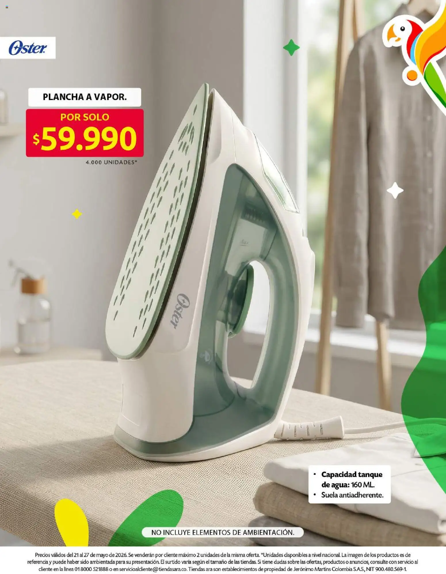 Ara revista - valida desde el 21.05.2026 | Página: 23 | Productos: Agua, Plancha, Sobre