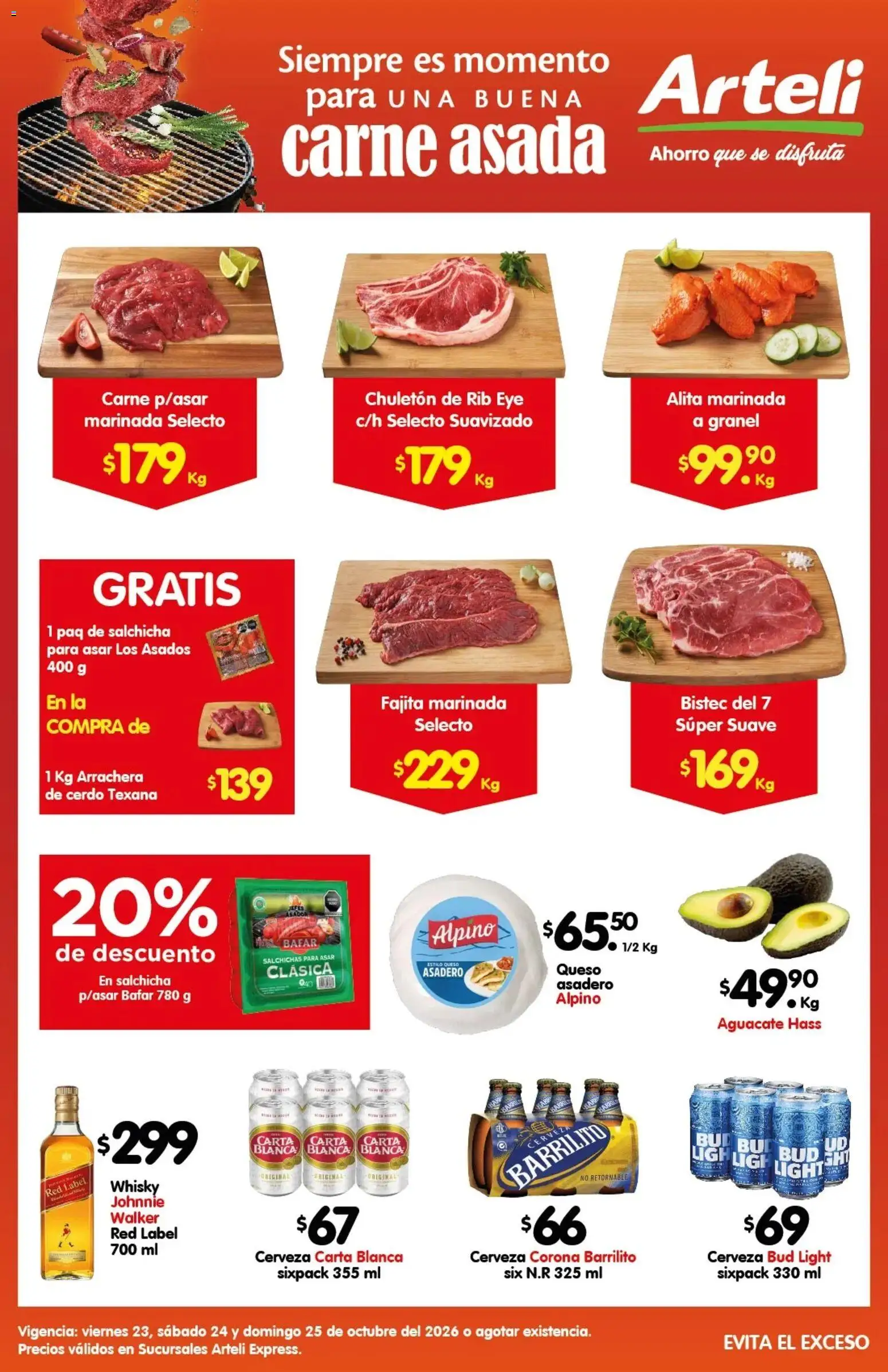 Folleto Arteli - Página 1 - Ofertas válidas hasta el 25 de octubre de 2026