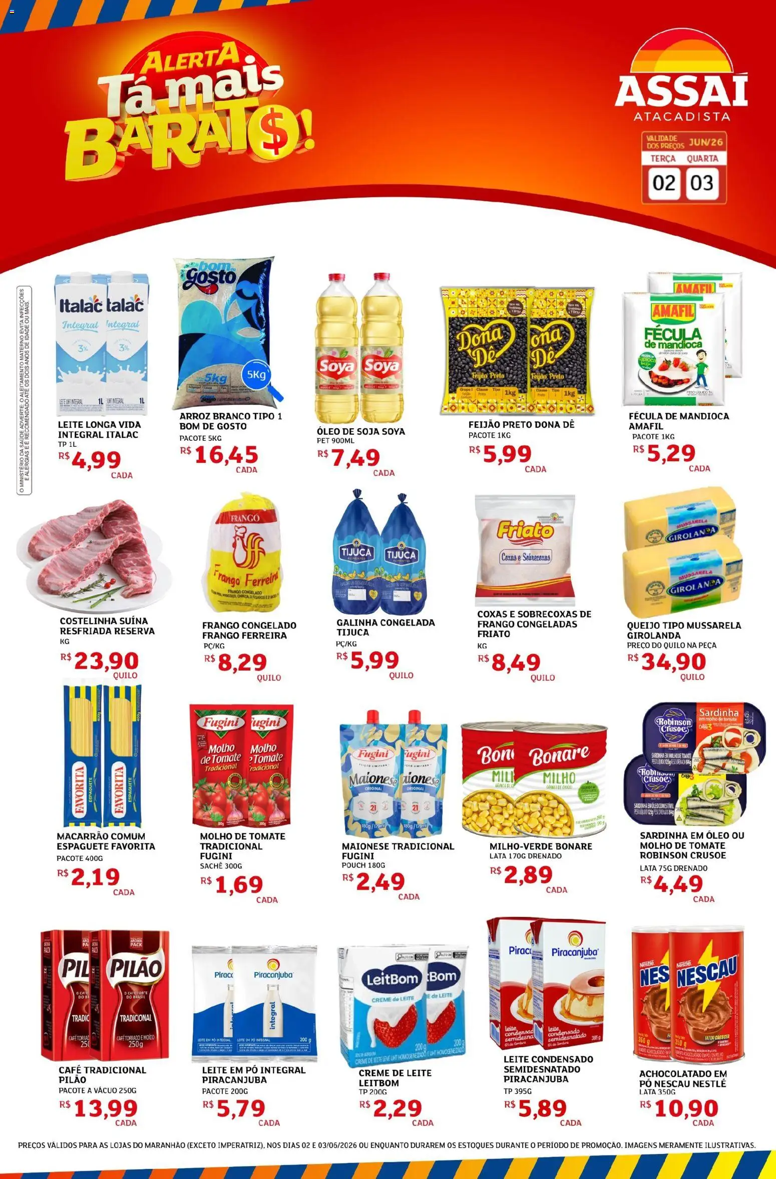 Assaí Atacadista Folheto - válido de 02.06.2026 | Página: 1
