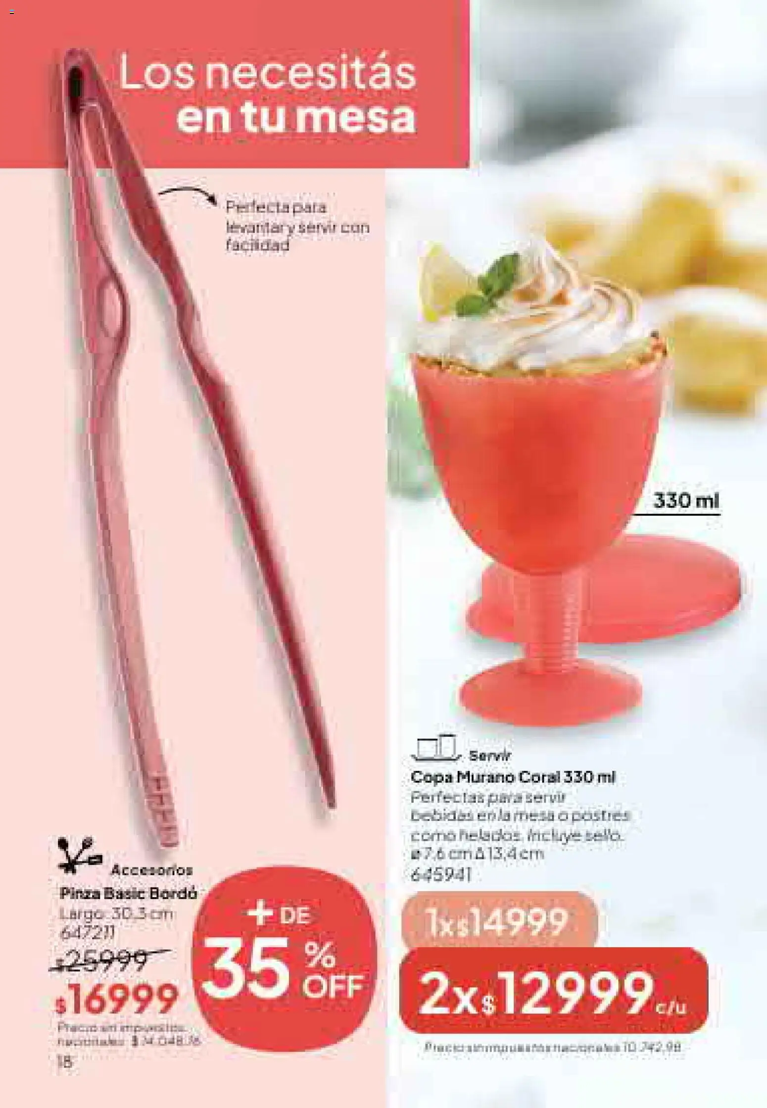 Tupperware Folleto │ válido desde el 01/07/2026 | Página: 19 | Productos: Mesa, Pinza