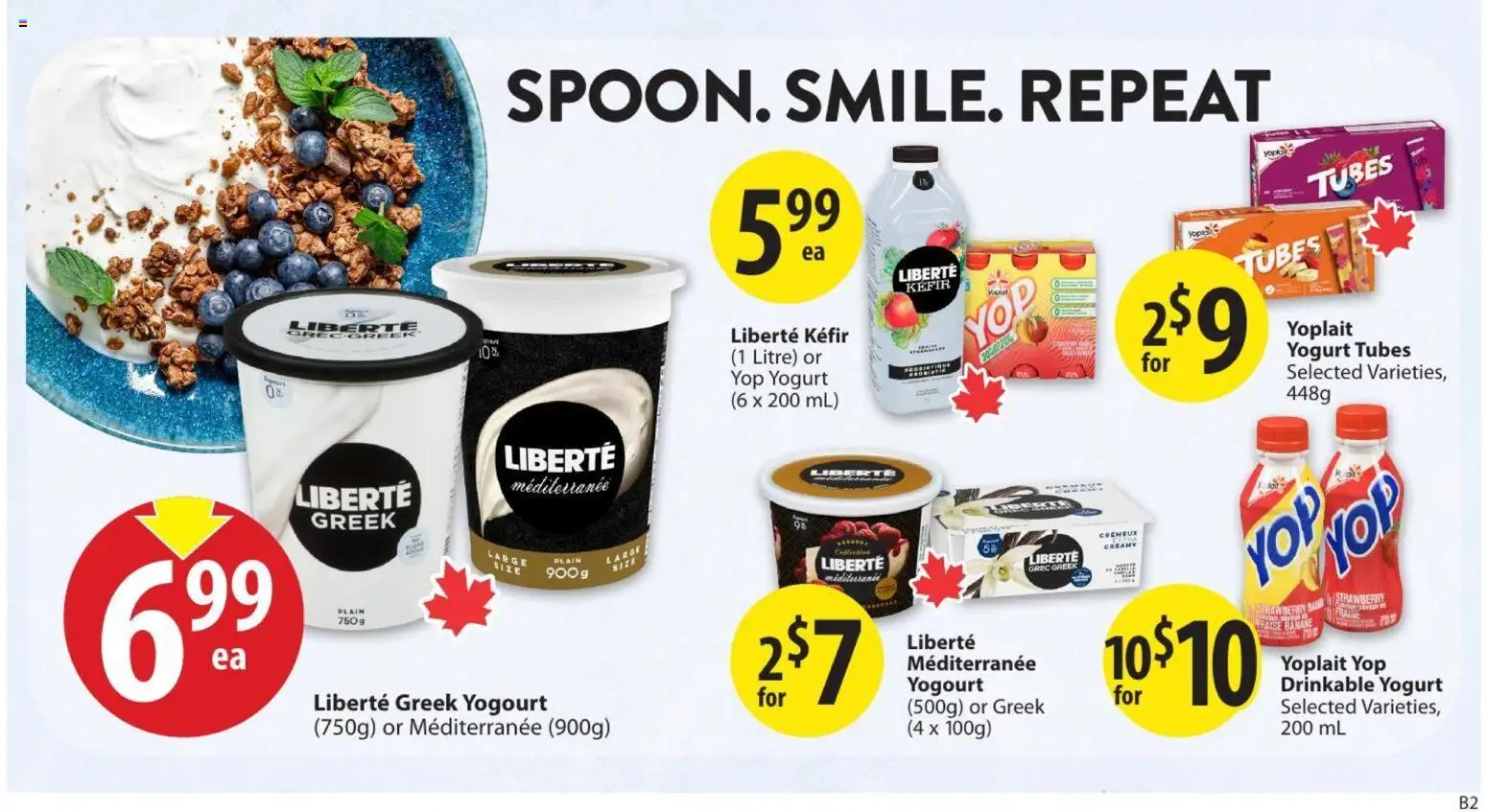 Save on foods flyer valid from Jul 16, 2026 | Page: 21 | Products: Yogurt