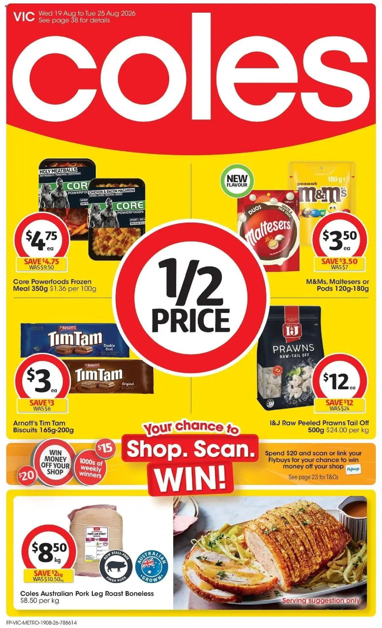 ﻿Coles catalogue valid from 20/08/2026 > Online Australia | Page: 1 | Products: Chicken, Sauce, Tomato, Roast