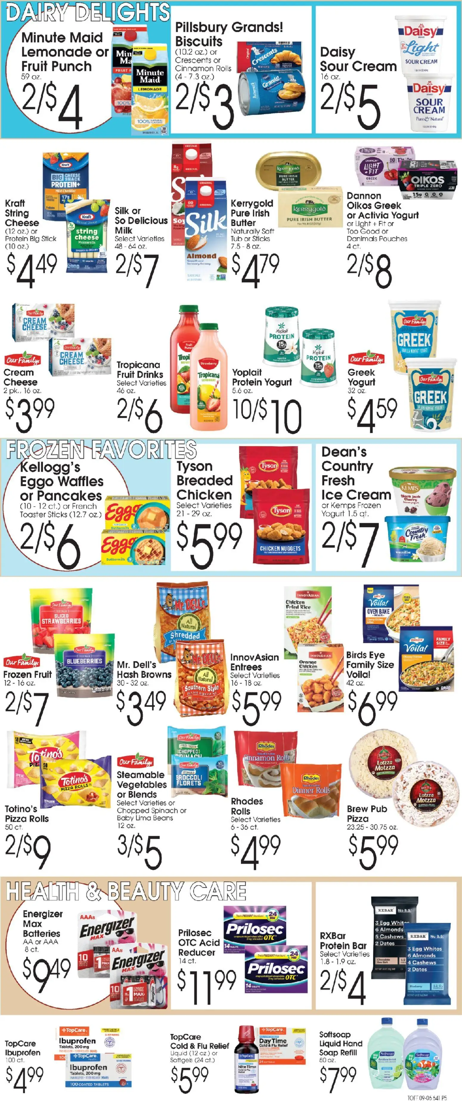 Family Fare Ad - valid from 09/06/2026 | Page: 5 | Products: Chicken, Rice, Fruit, Vanilla