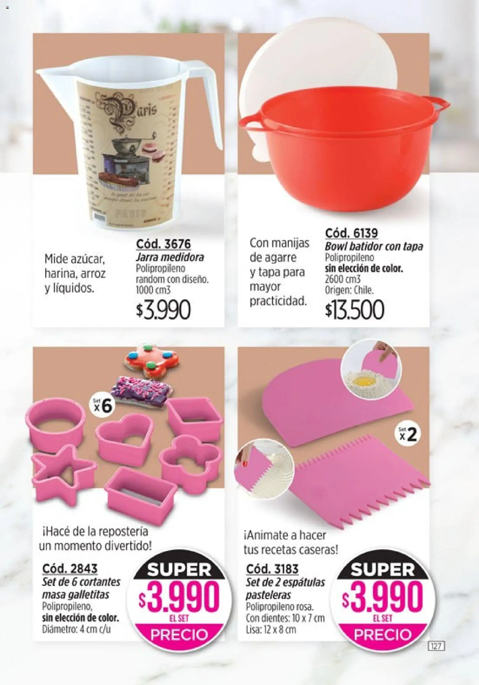 Catálogo Amodil Campaña 2 │ válido desde el 01.02.2026 | Página: 127 | Productos: Bowl, Galletitas, Batidor, Arroz