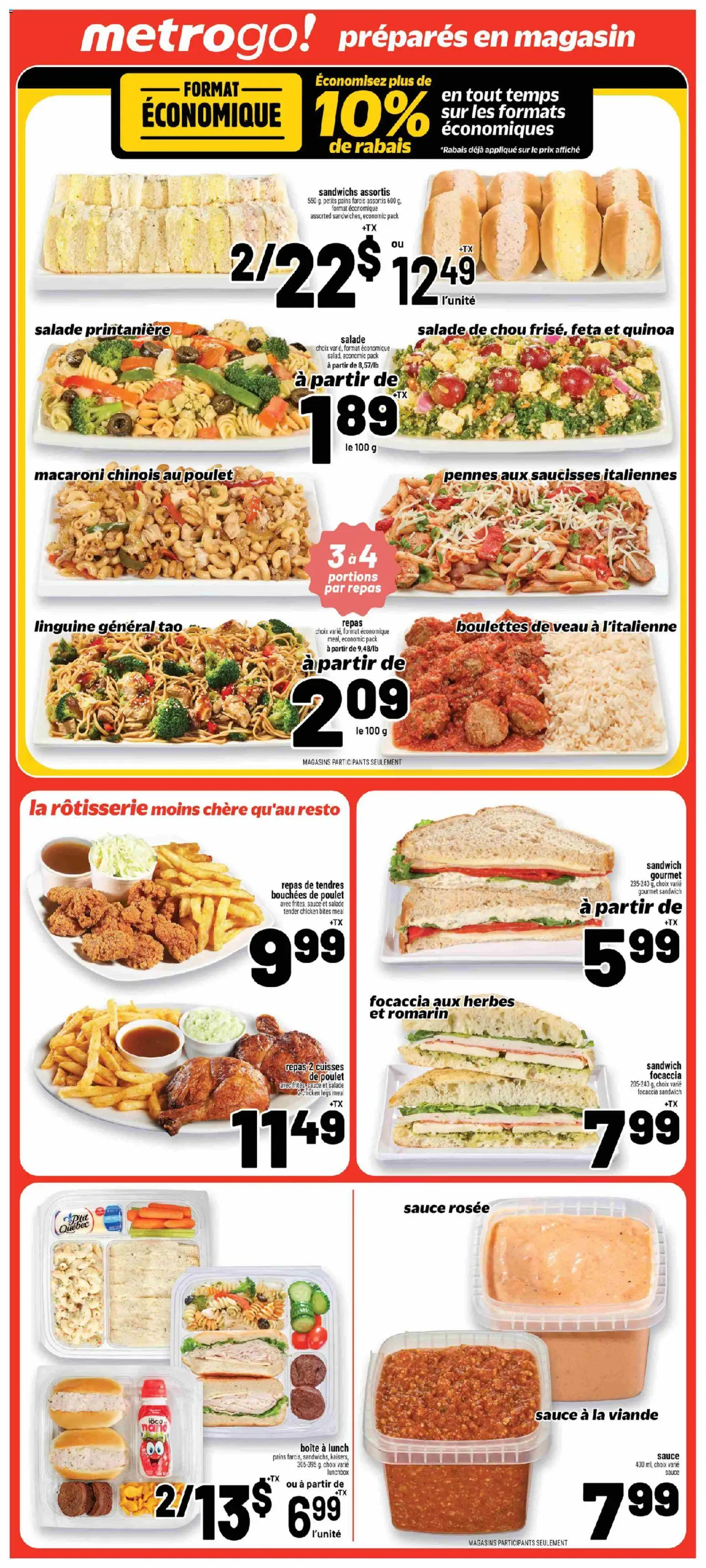 Metro flyer valid from Sep 17, 2026 | Page: 17 | Products: Quinoa, Chicken, Focaccia