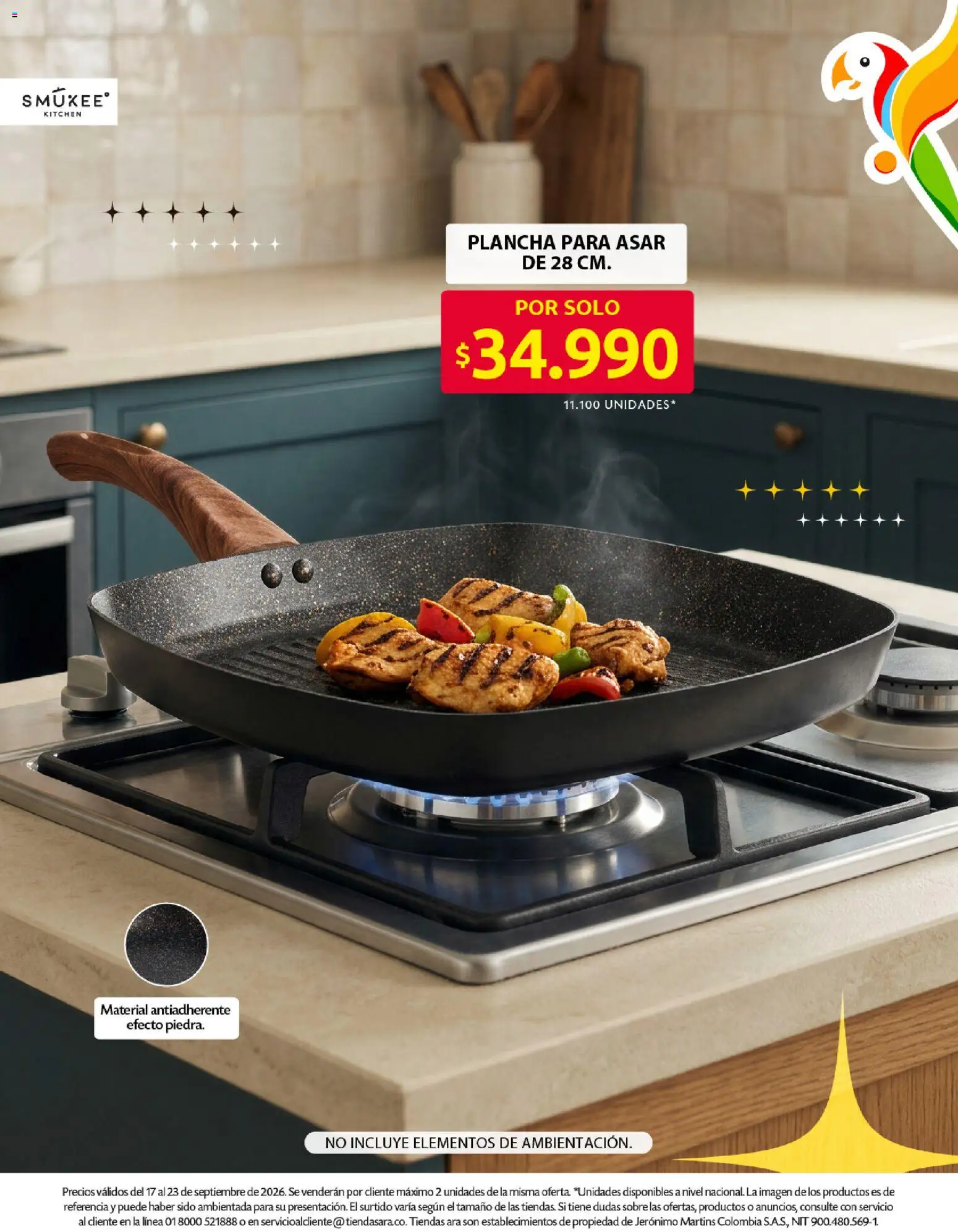Ara revista - valida desde el 17/09/2026 | Página: 2 | Productos: Plancha, Sobre