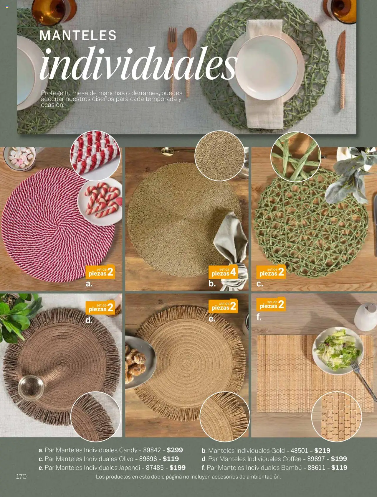 Nuevas ofertas de Vianney válidas en toda la República Mexicana desde el 15/08/2025. ¡Encuentra las mejores ofertas en Vianney - Catálogo Invierno! | Página: 172 | Productos: Mesa
