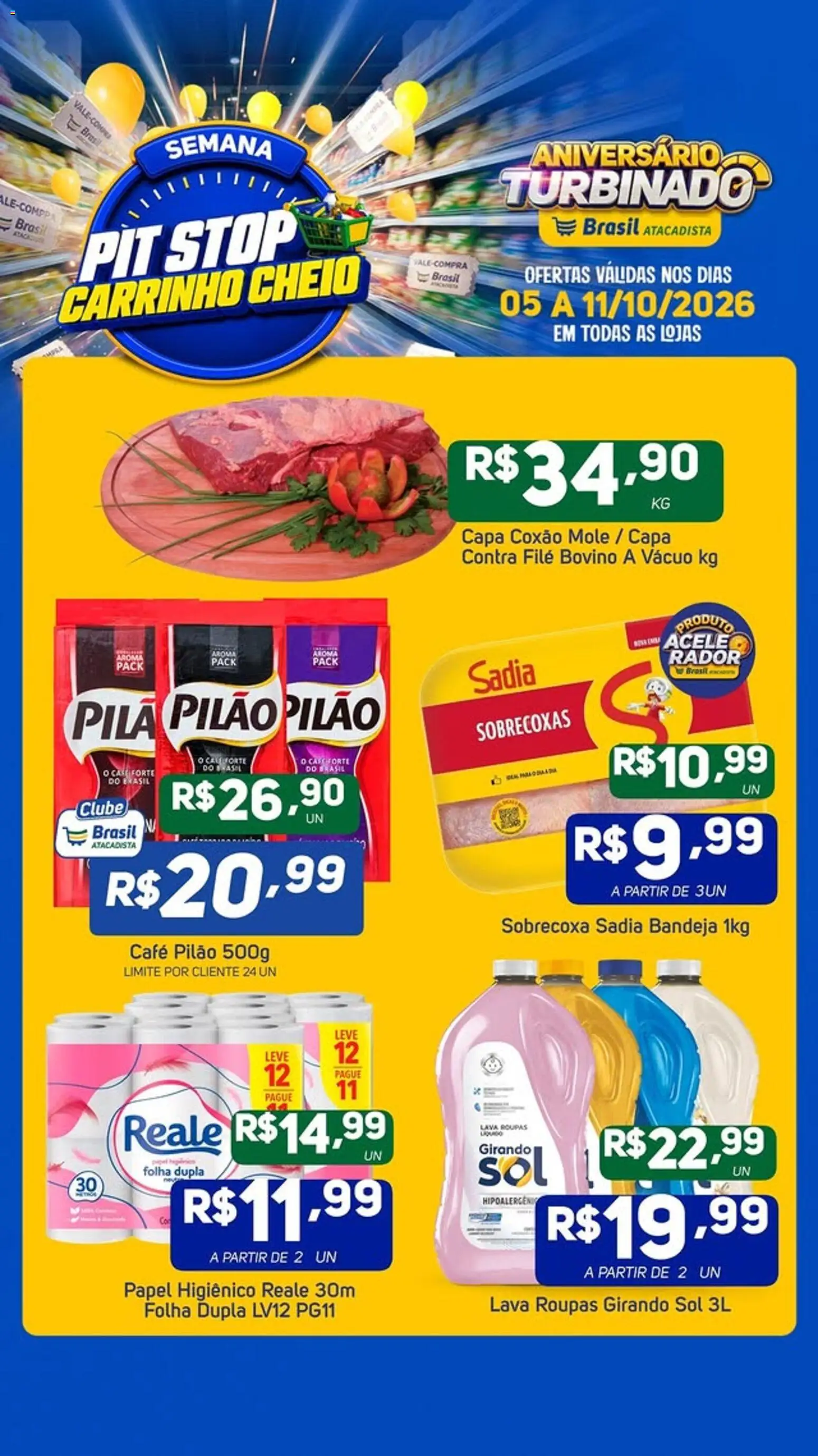 Brasil Atacadista Folheto - válido de 05/10/2026 | Página: 1