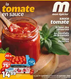 Preview of Metro circulaire - Tomato Sauce Booklet from shop Metro valid from Sep 17, 2026