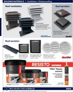 Preview of Rona flyer Buying Guide 2026 from shop Rona valid from Feb 26, 2026 | Page: 16 | Products: Ridge, Cement