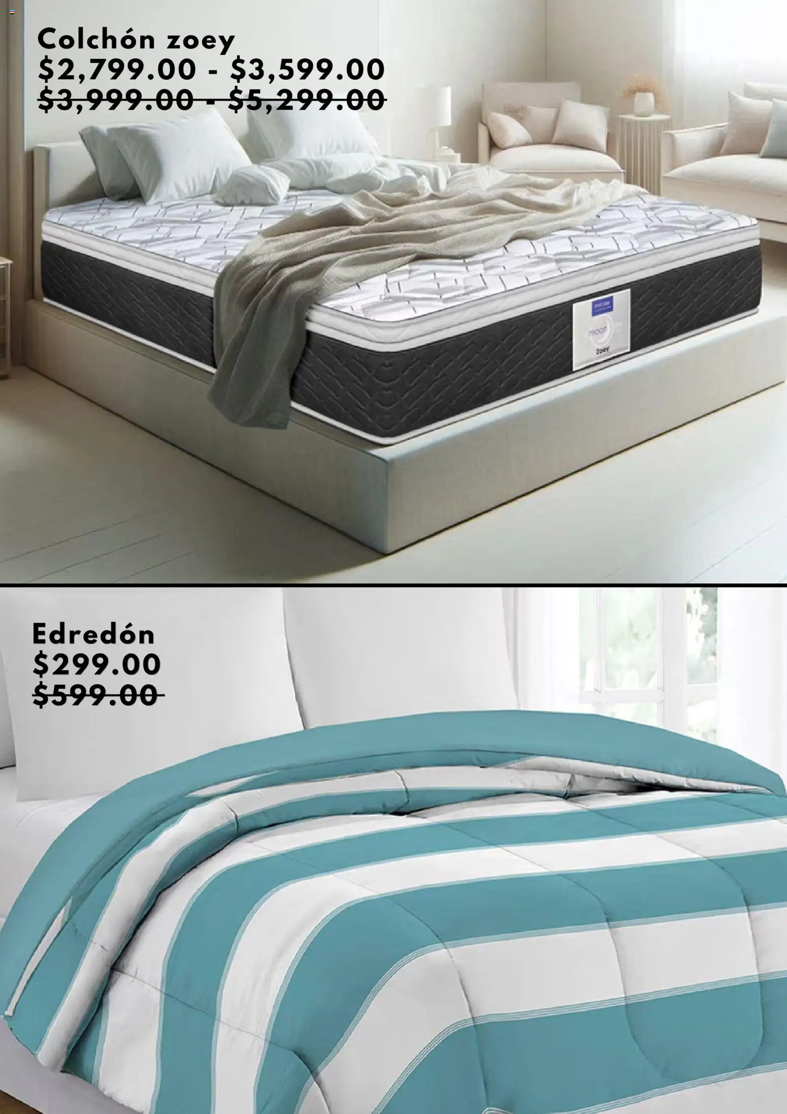 Nuevas ofertas de Suburbia válidas en toda la República Mexicana desde el 31/08/2026. ¡Encuentra las mejores ofertas en Suburbia catálogo! | Página: 3 | Productos: Colchón