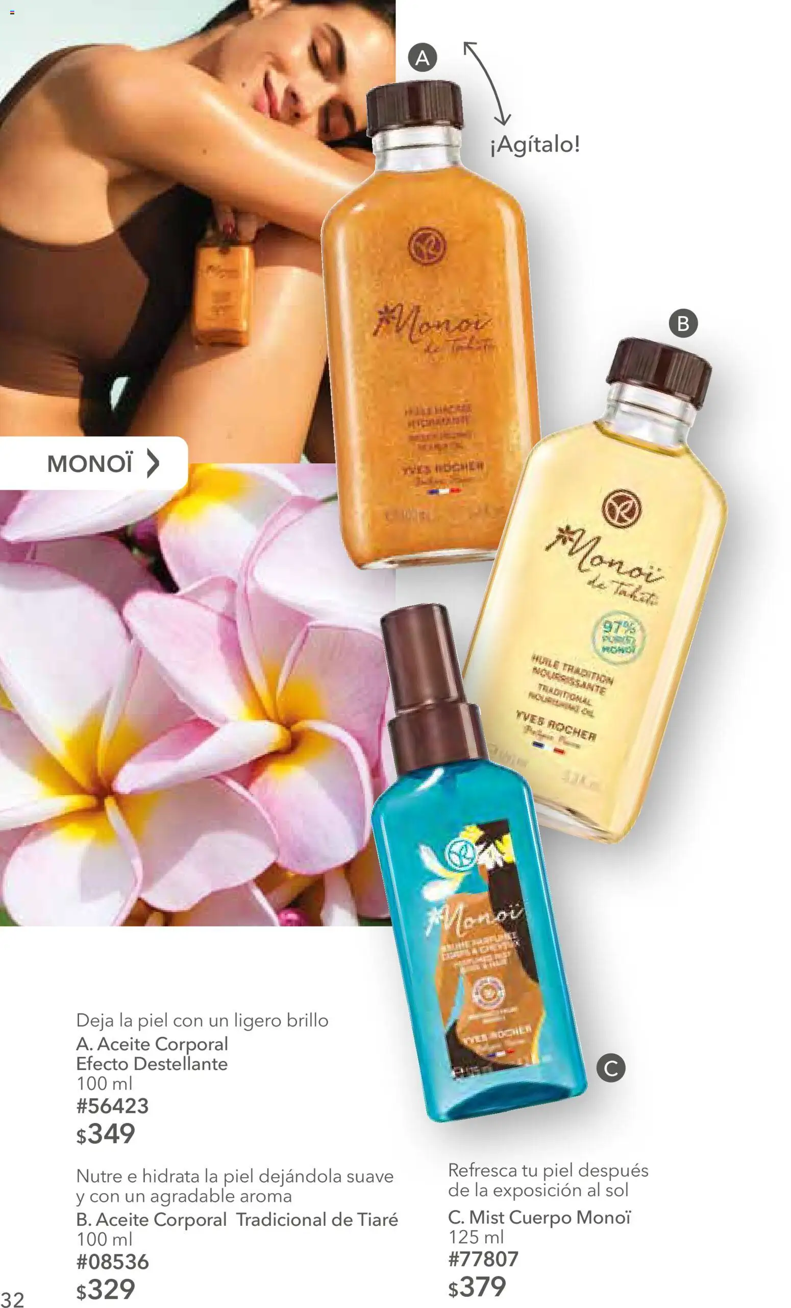 Nuevas ofertas de Yves Rocher válidas en toda la República Mexicana desde el 12.05.2026. ¡Encuentra las mejores ofertas en Yves Rocher campaña 7 2026! | Página: 32 | Productos: Brillo, Aceite