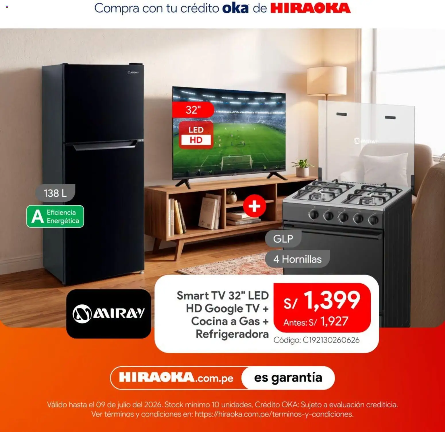 Catálogo Hiraoka válido desde 07/07/2026 | Página: 3 | Productos: Cocina
