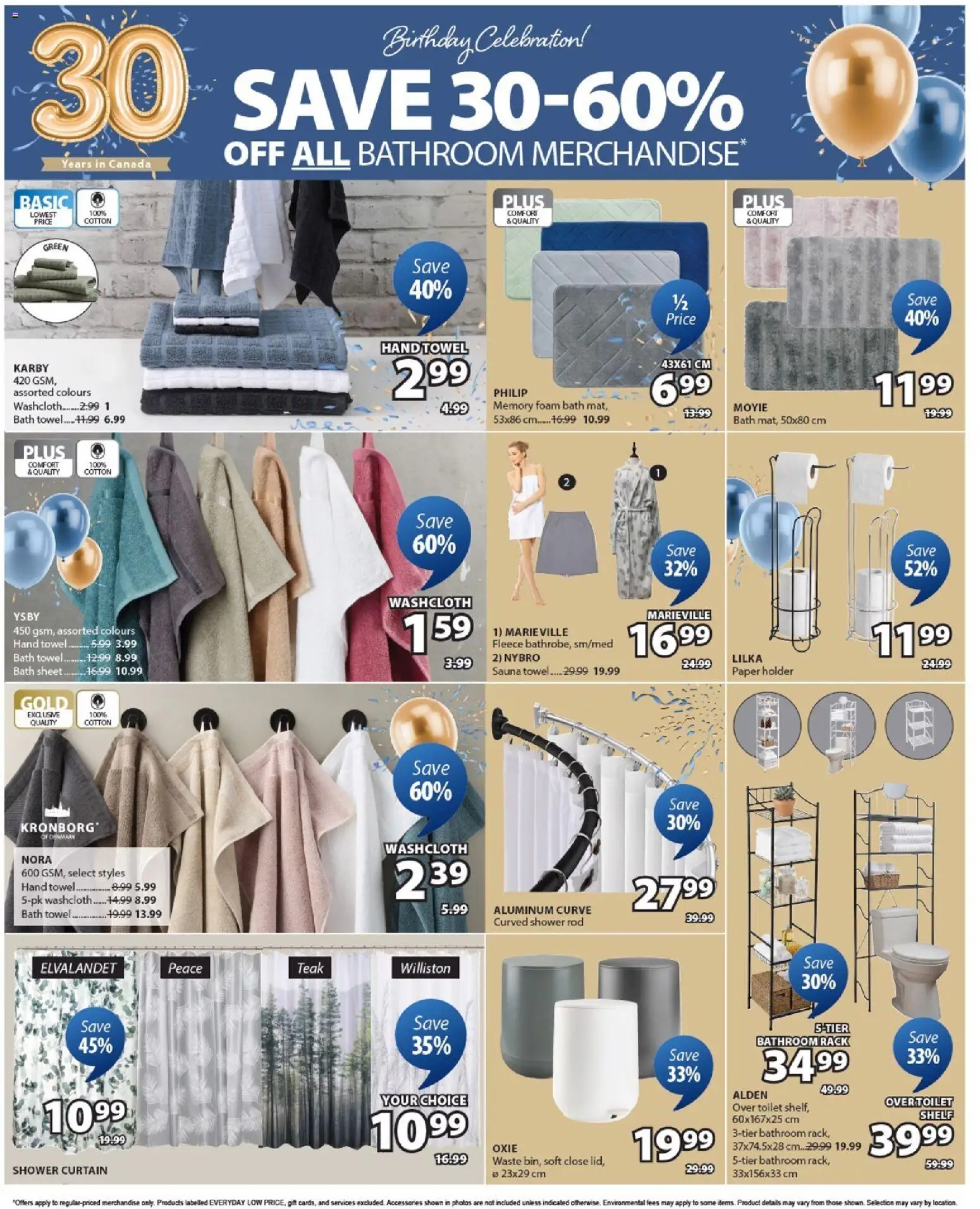 JYSK flyer valid from Sep 24, 2026 | Page: 15 | Products: Foam, Shelf, Bath, Shower